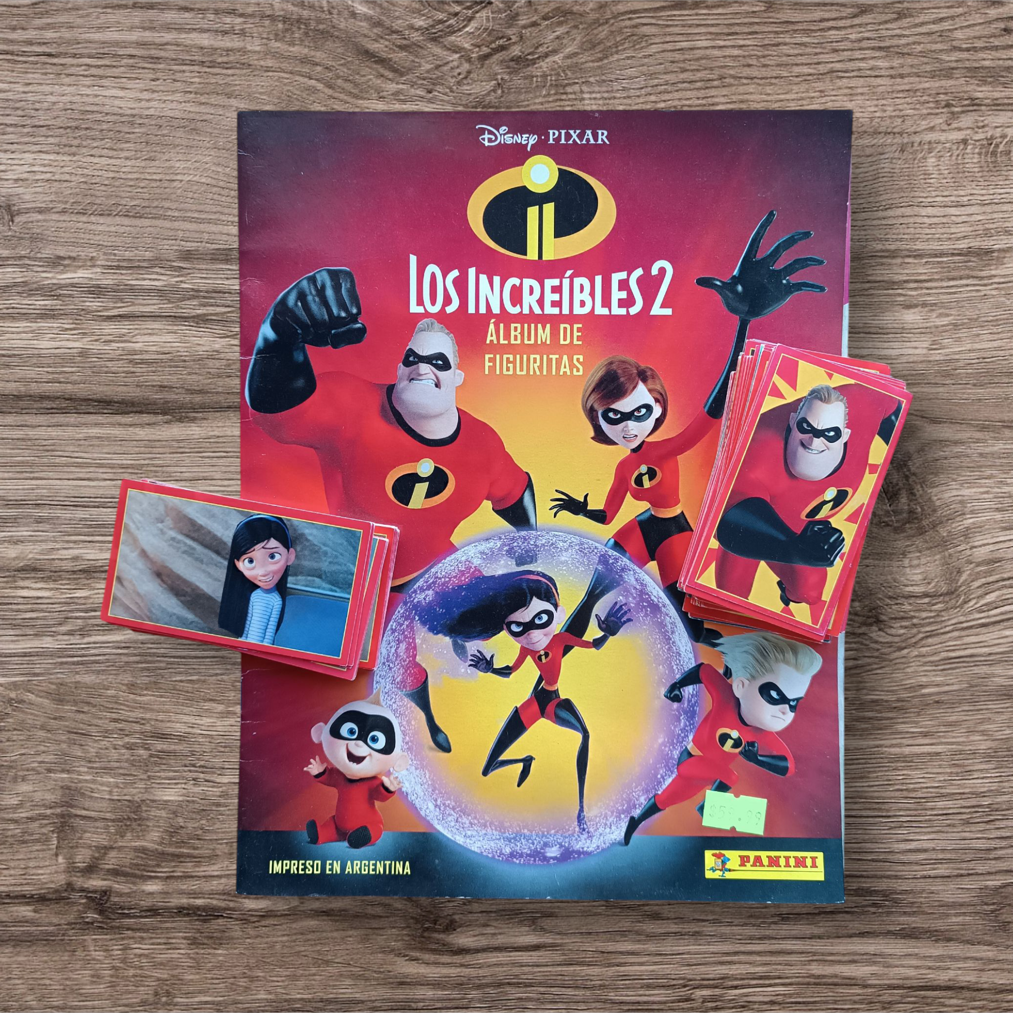 Álbum + 122 figuritas sin repetir Los Increíbles 2, de Panini