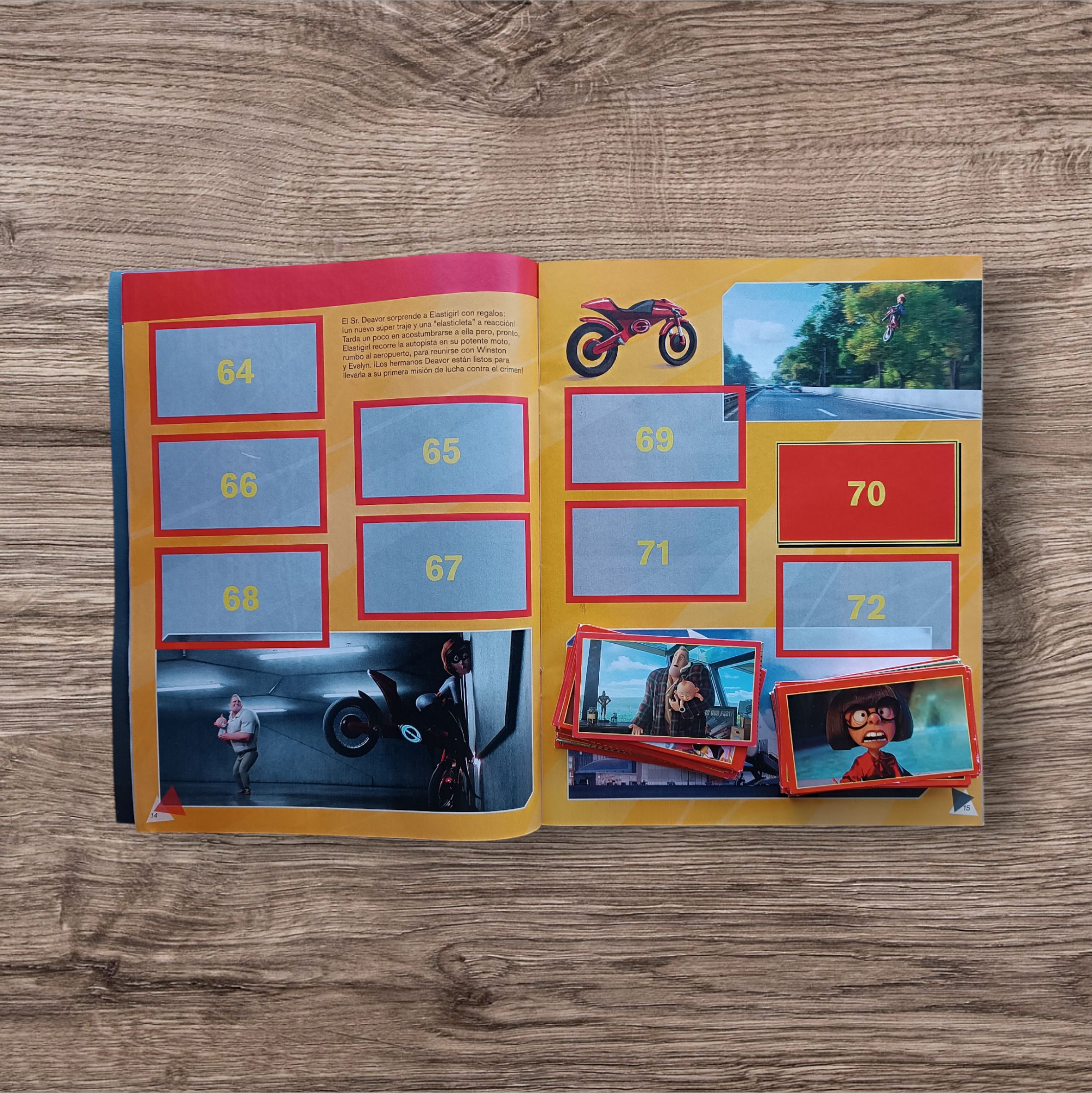 Álbum + 122 figuritas sin repetir Los Increíbles 2, de Panini