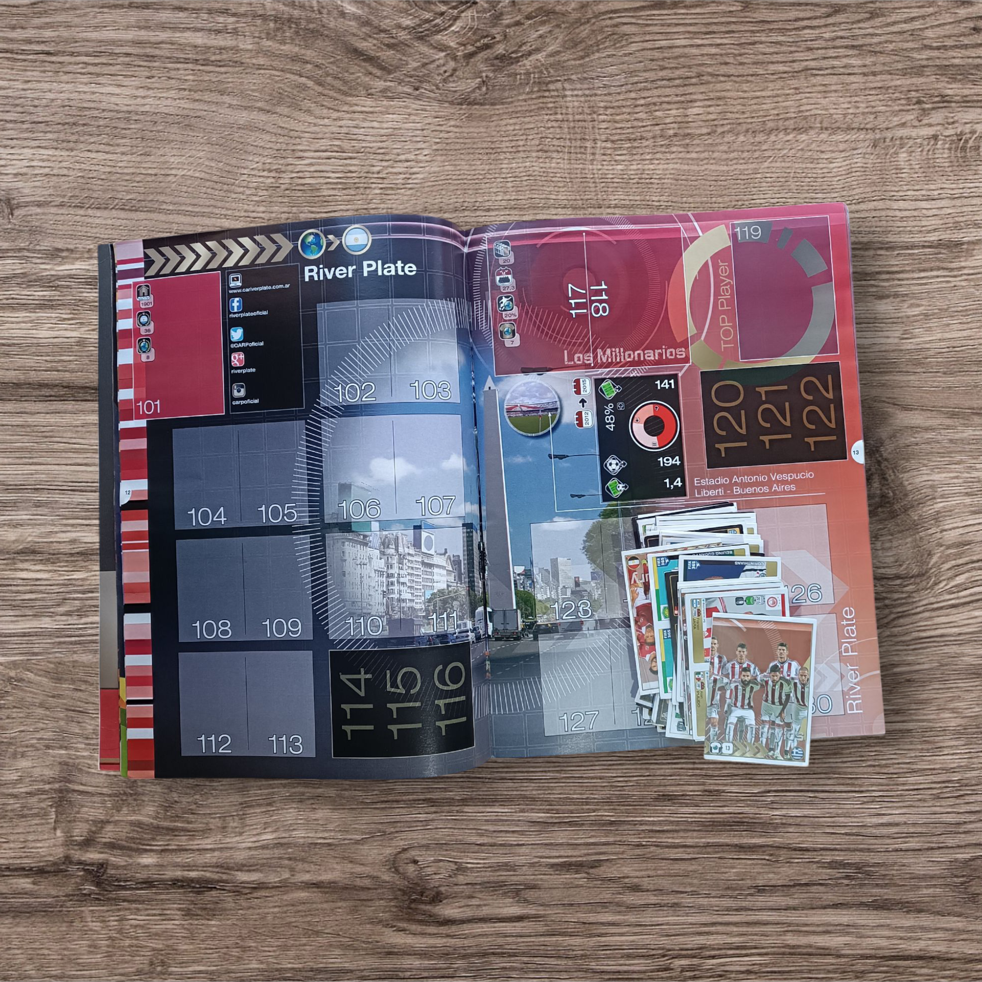 Álbum + 102 figuritas sin repetir FIFA 365 2016