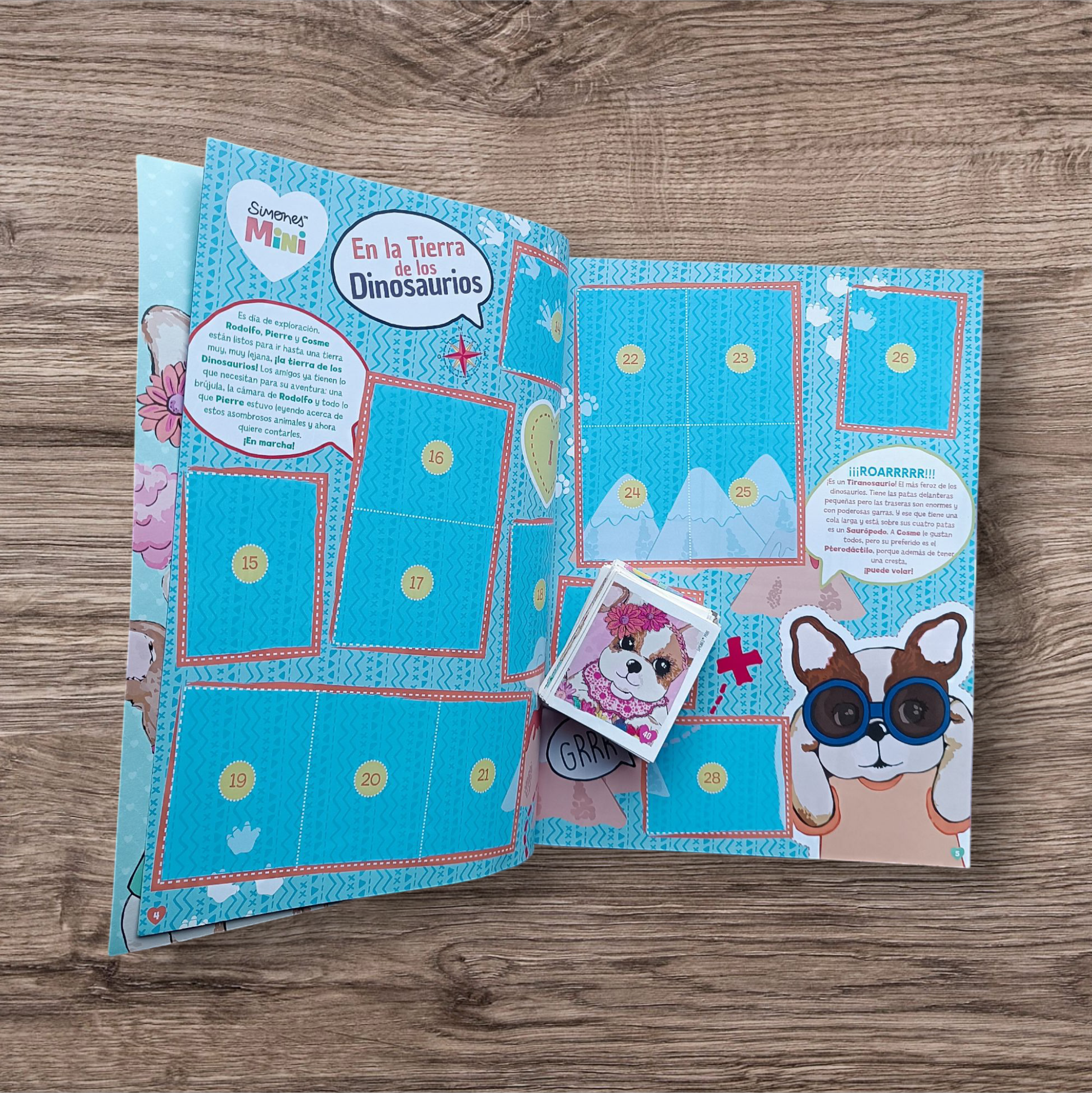 Álbum + 148 figuritas sin repetir Simones Mini