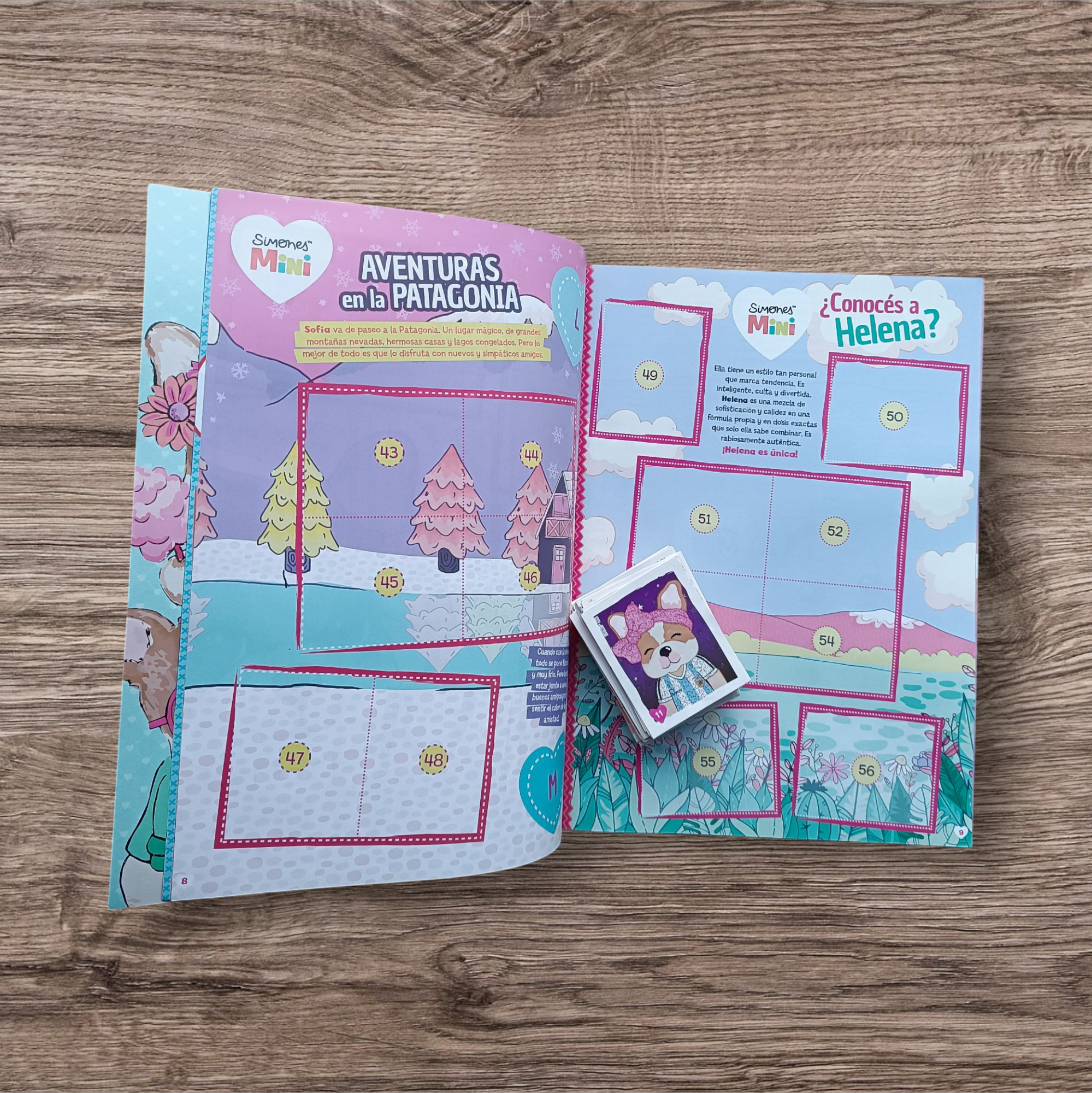 Álbum + 148 figuritas sin repetir Simones Mini