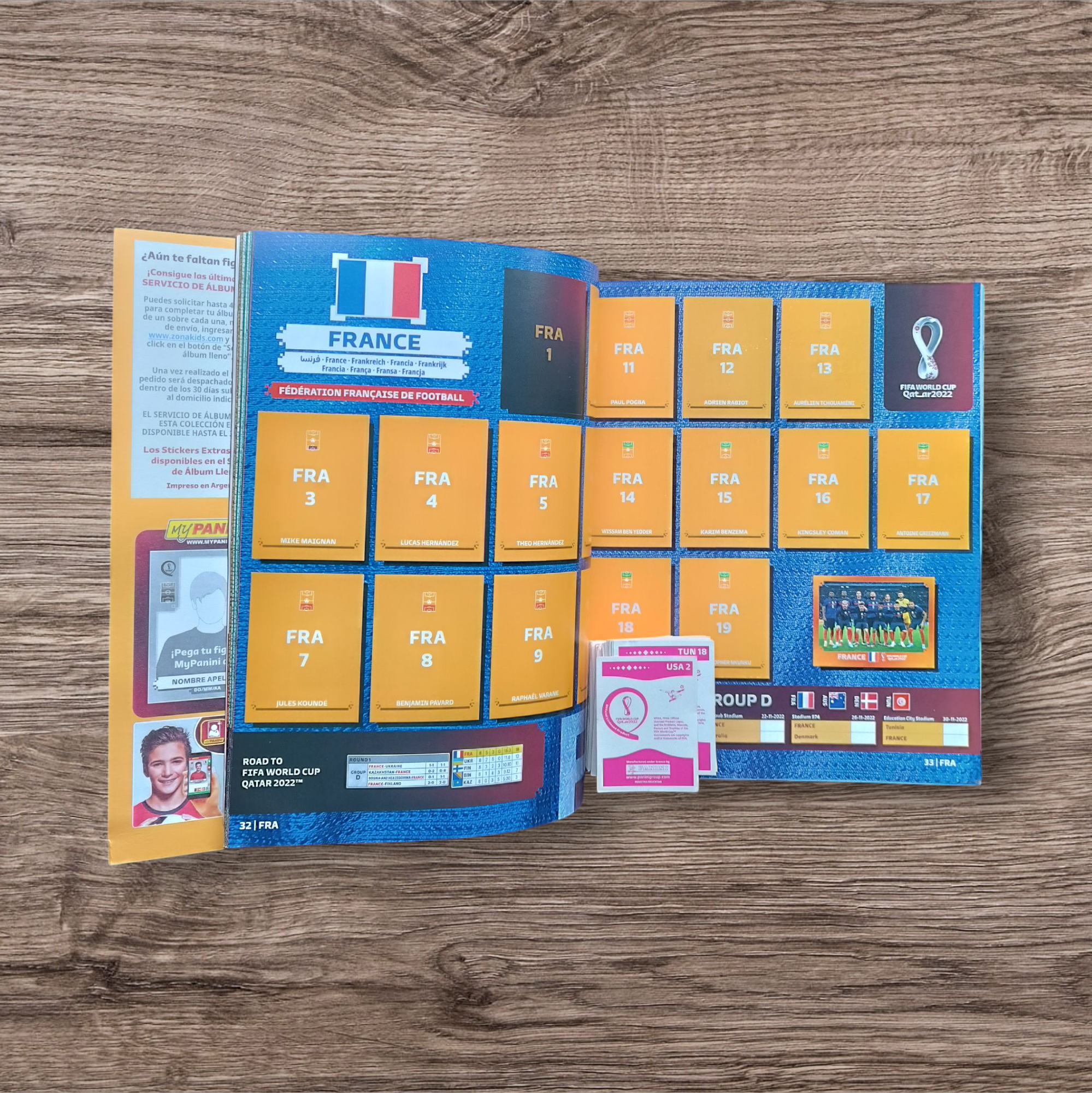 Álbum + 310 figuritas sin repetir Mundial Qatar 2022