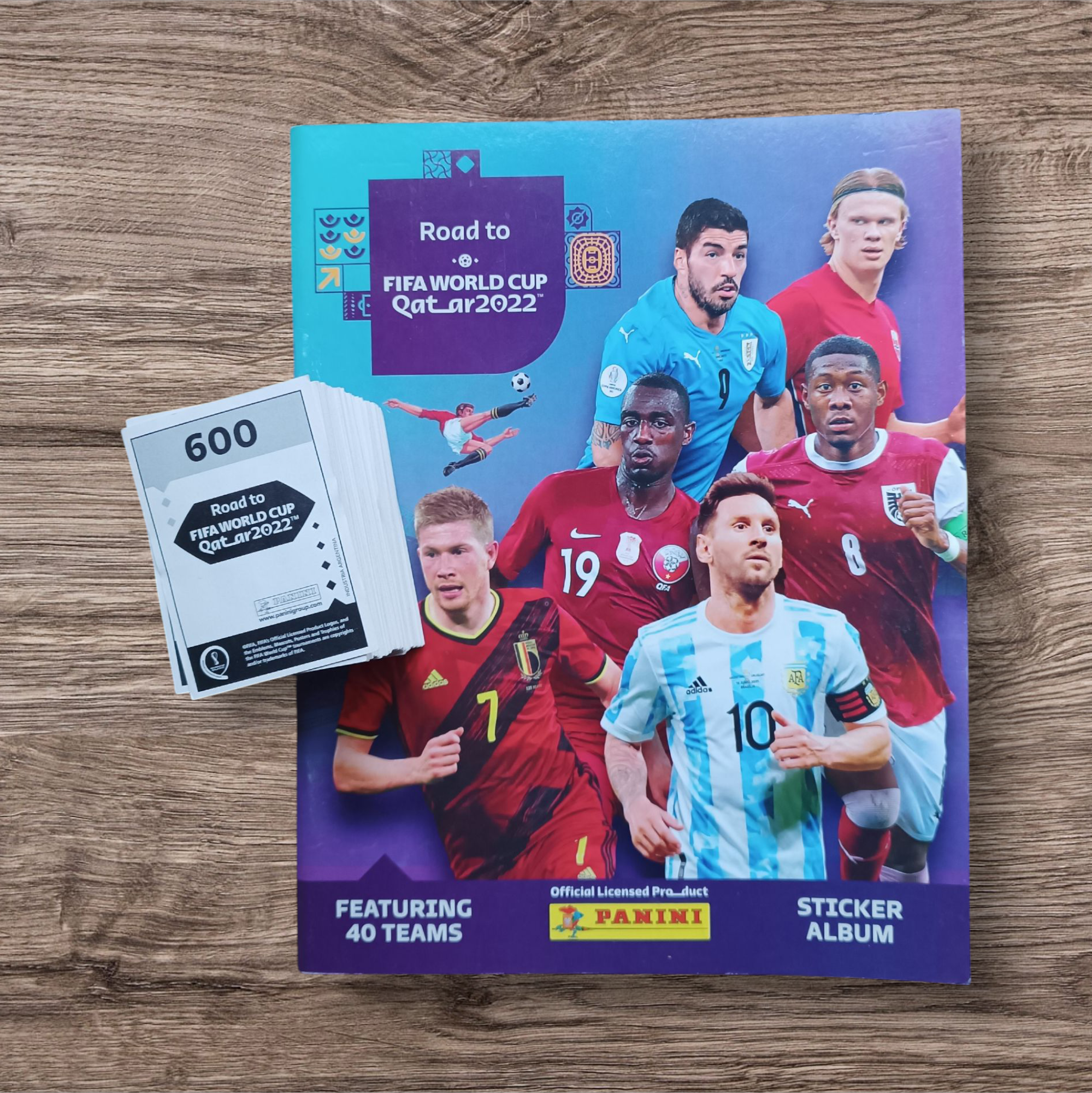 Álbum + 277 figuritas sin repetir Road to Qatar 2022