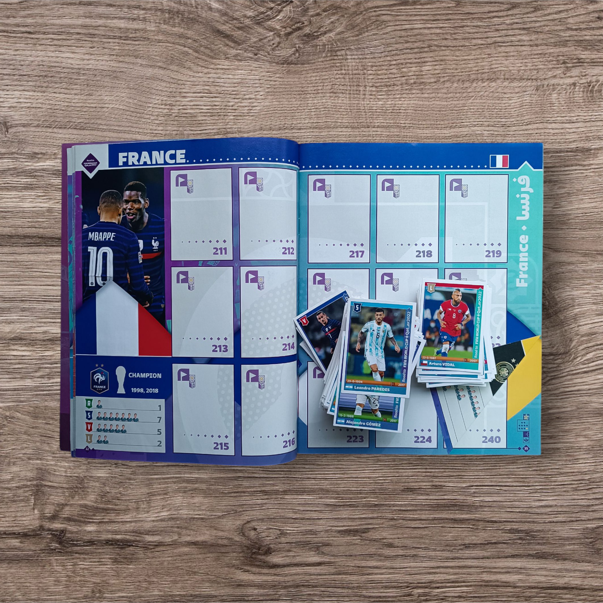 Álbum + 277 figuritas sin repetir Road to Qatar 2022