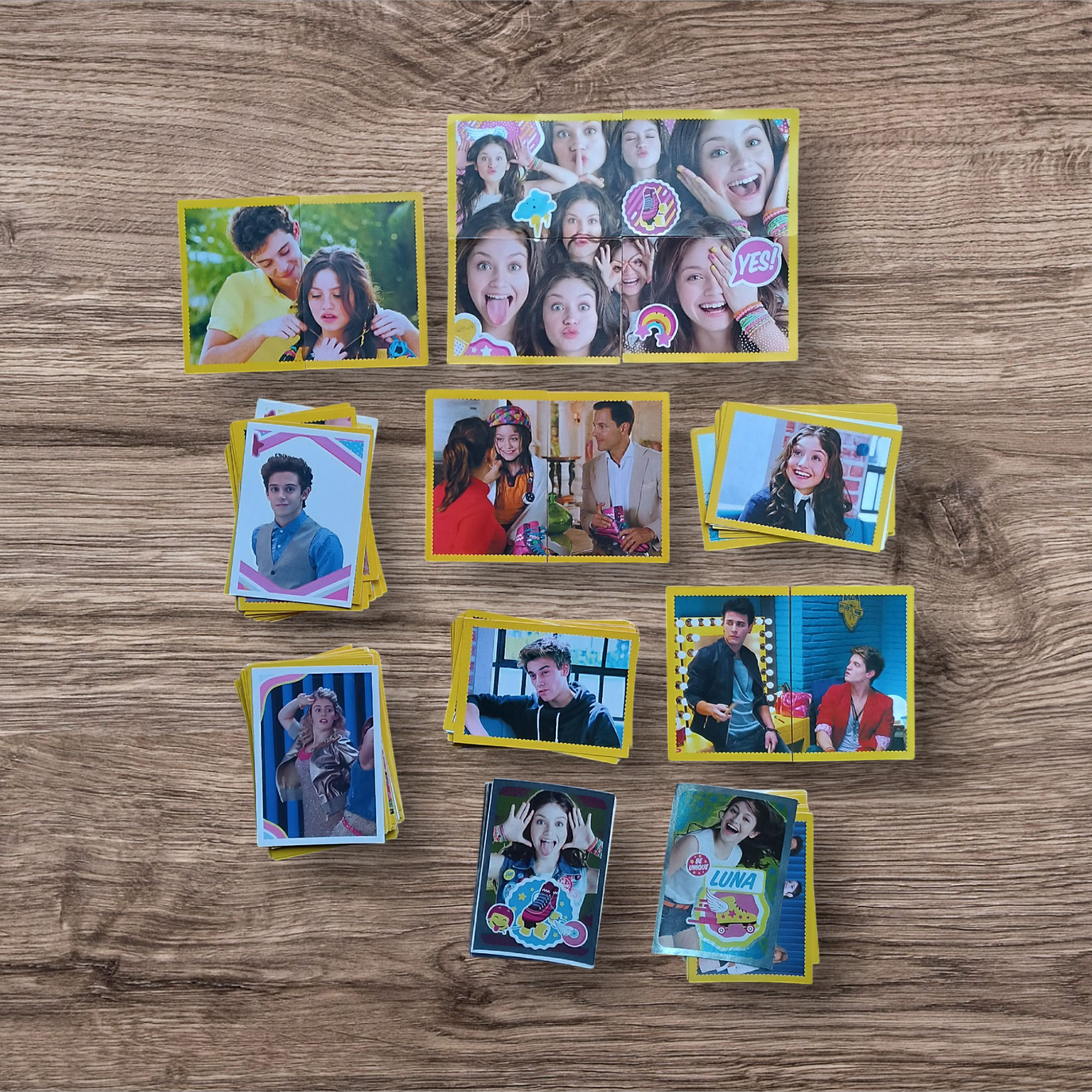 Lote 183 figuritas sin repetir Soy Luna, de Panini