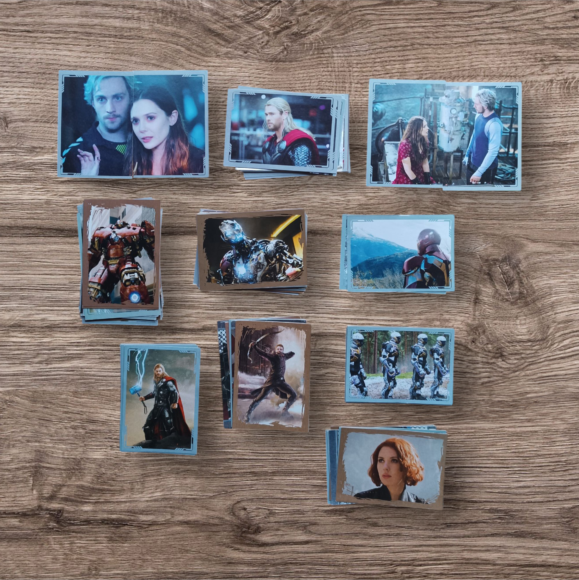 Lote 112 figuritas sin repetir Avengers Era de Ultrón