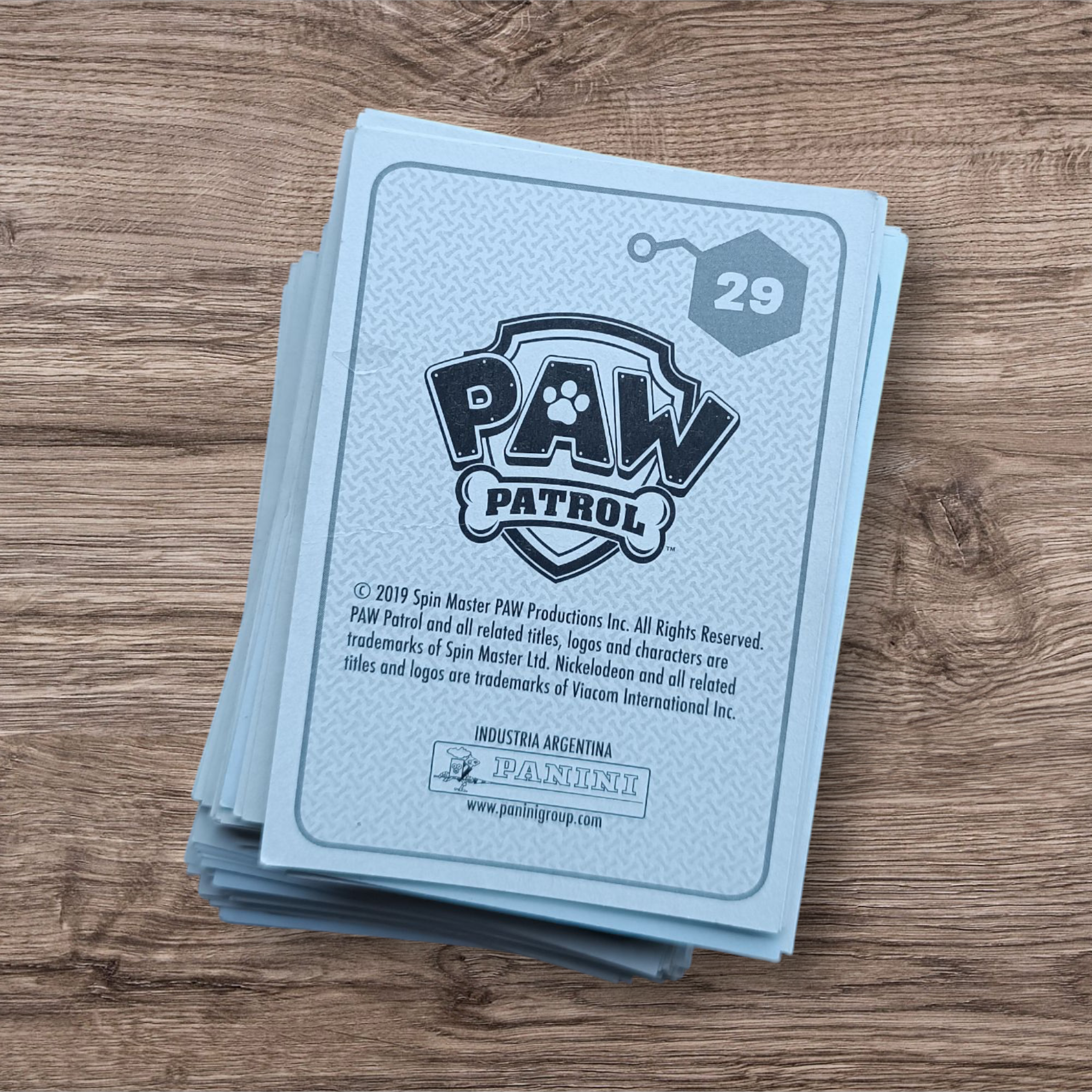 Lote 97 figuritas sin repetir Paw Patrol, de Panini