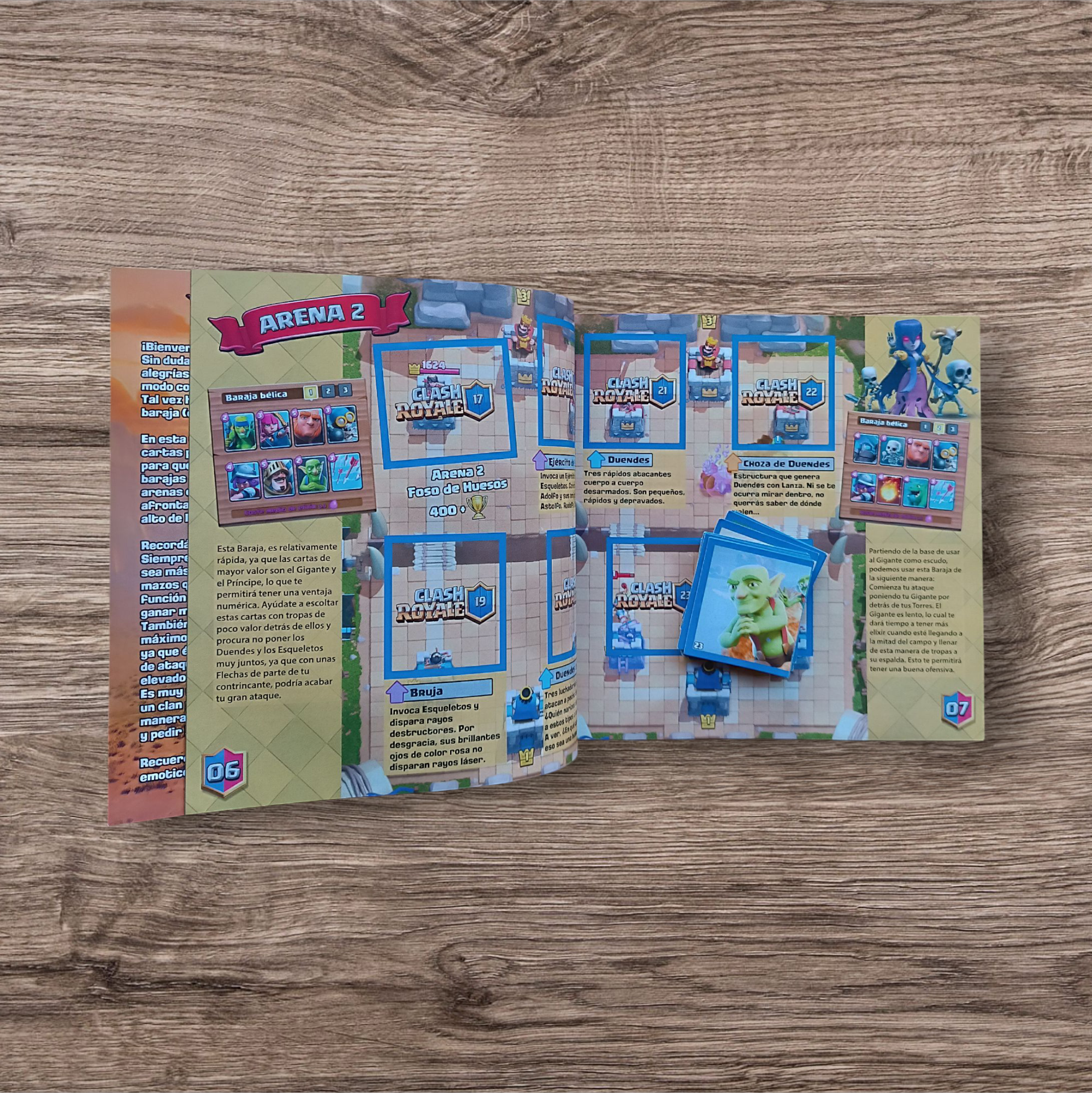 Álbum + 36 figuritas sin repetir Clash Royale