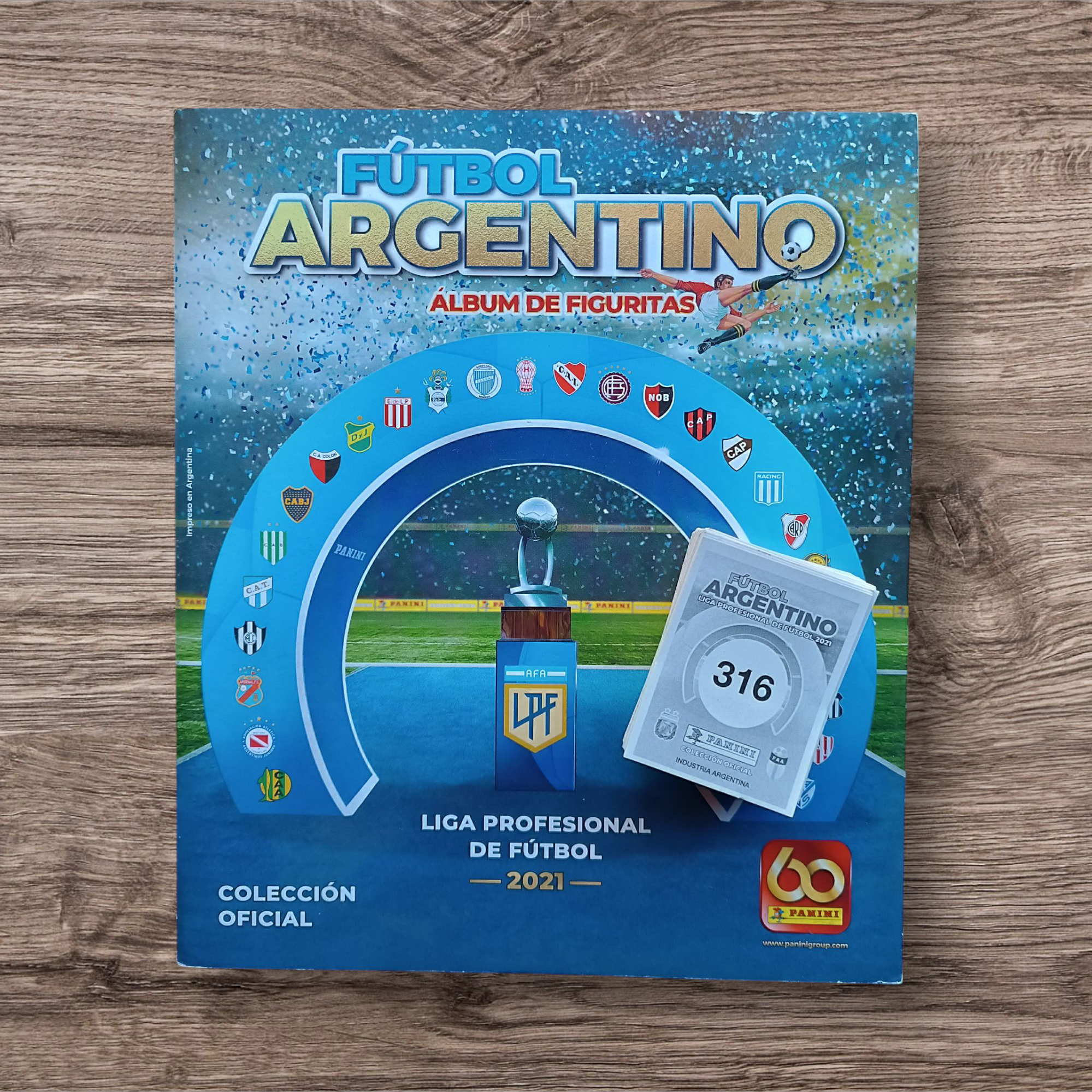 Álbum + 159 figuritas sin repetir Fútbol Argentino 2021