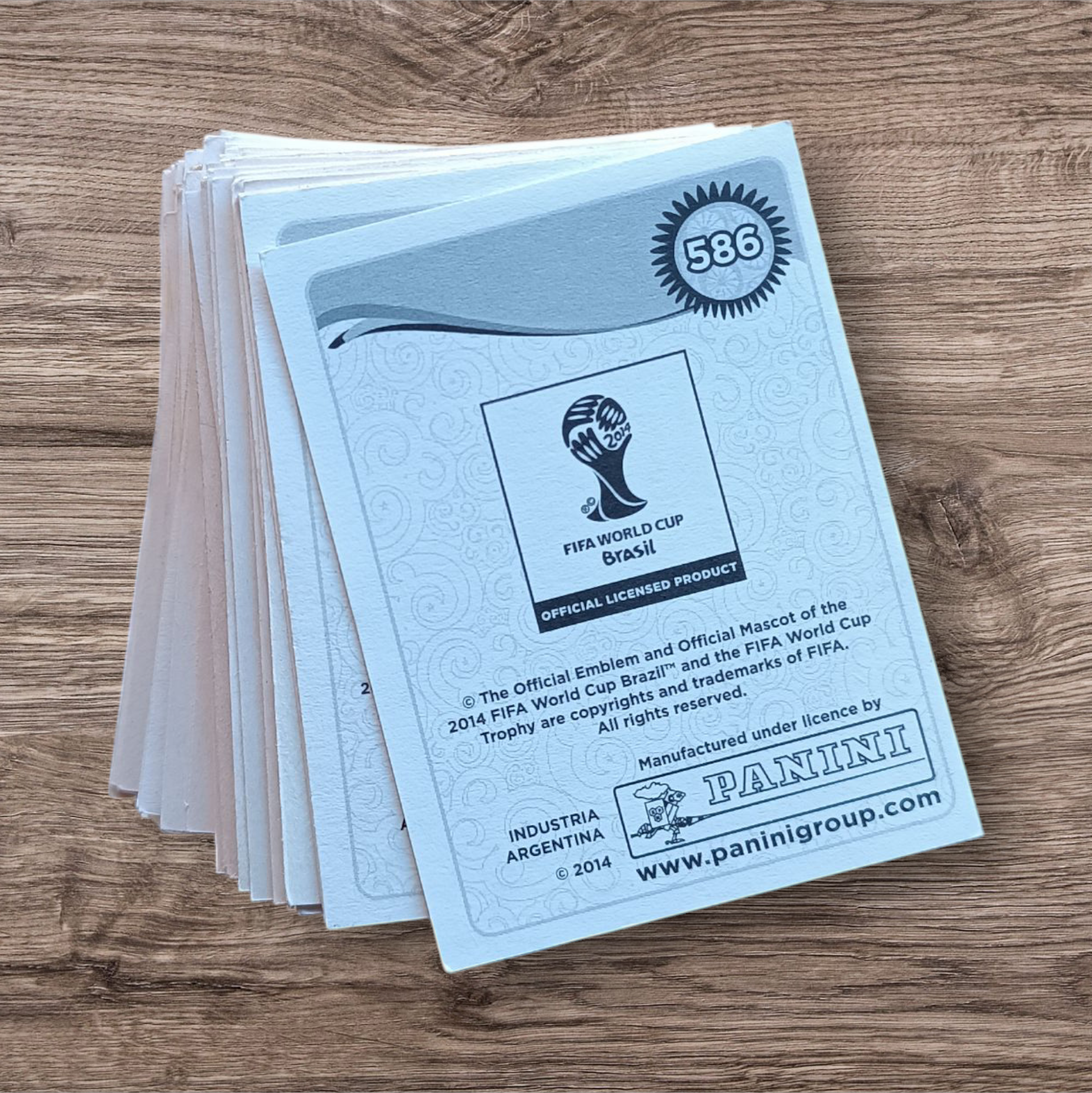 Lote 165 figuritas sin repetir Mundial Brasil 2014