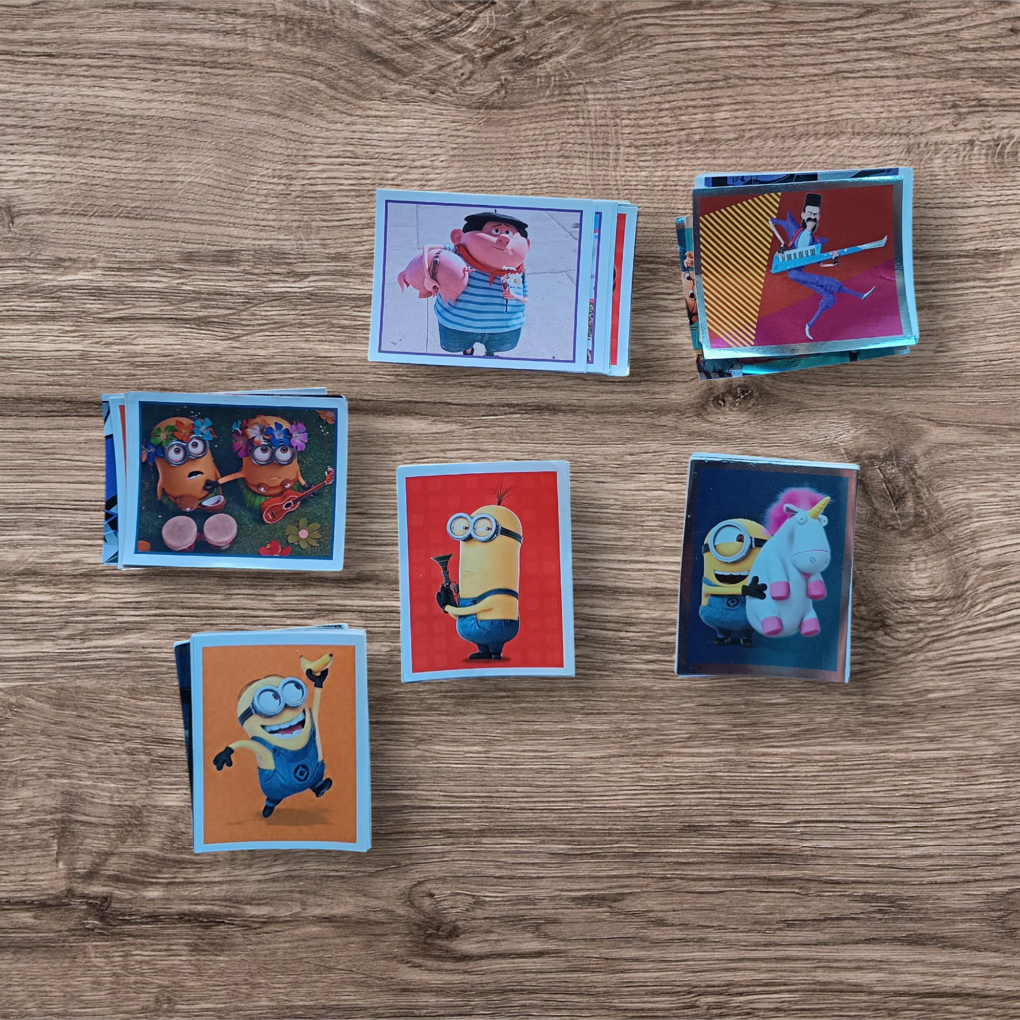 Lote 90 figuritas sin repetir Mi Villano Favorito 3, de Topps