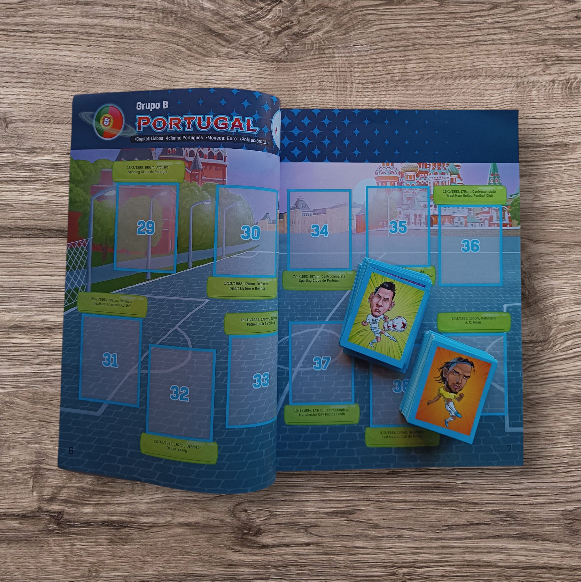 Álbum + 153 figuritas sin repetir Mundial Rusia 2018