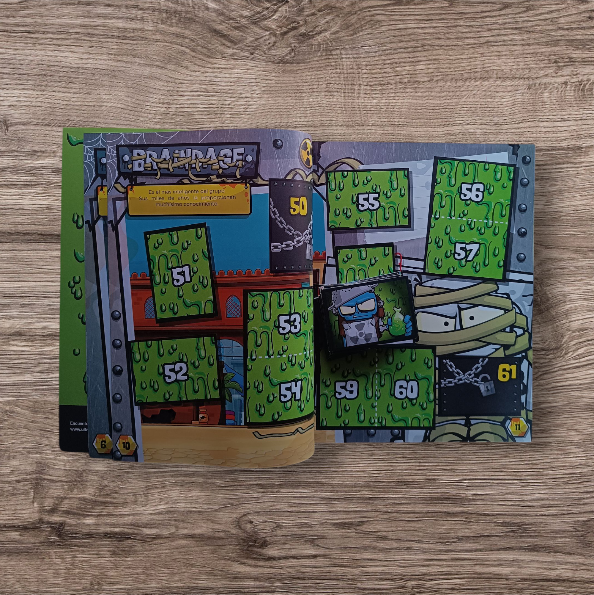 Álbum + 98 figuritas sin repetir Ultra Zombies