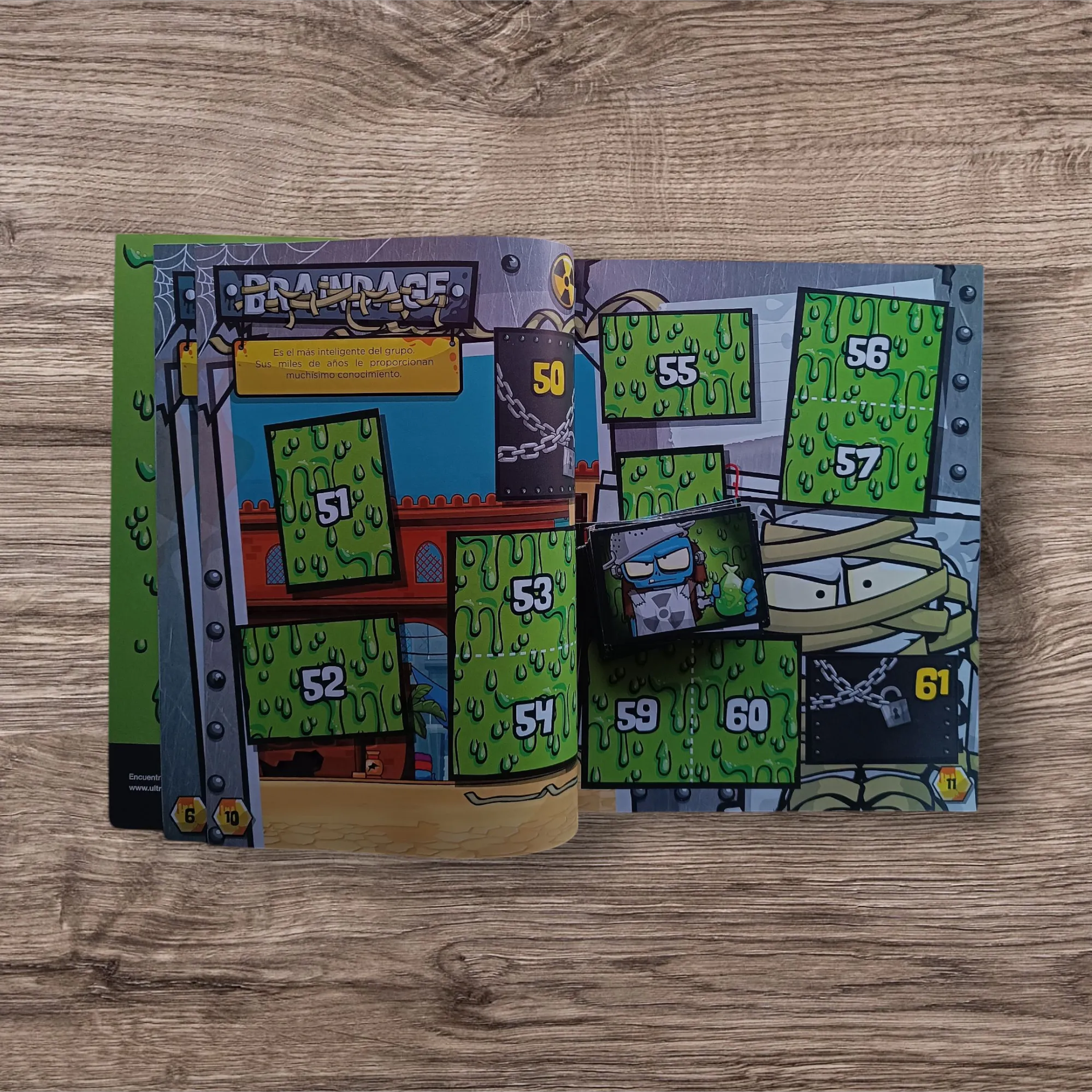 Álbum + 98 figuritas sin repetir Ultra Zombies