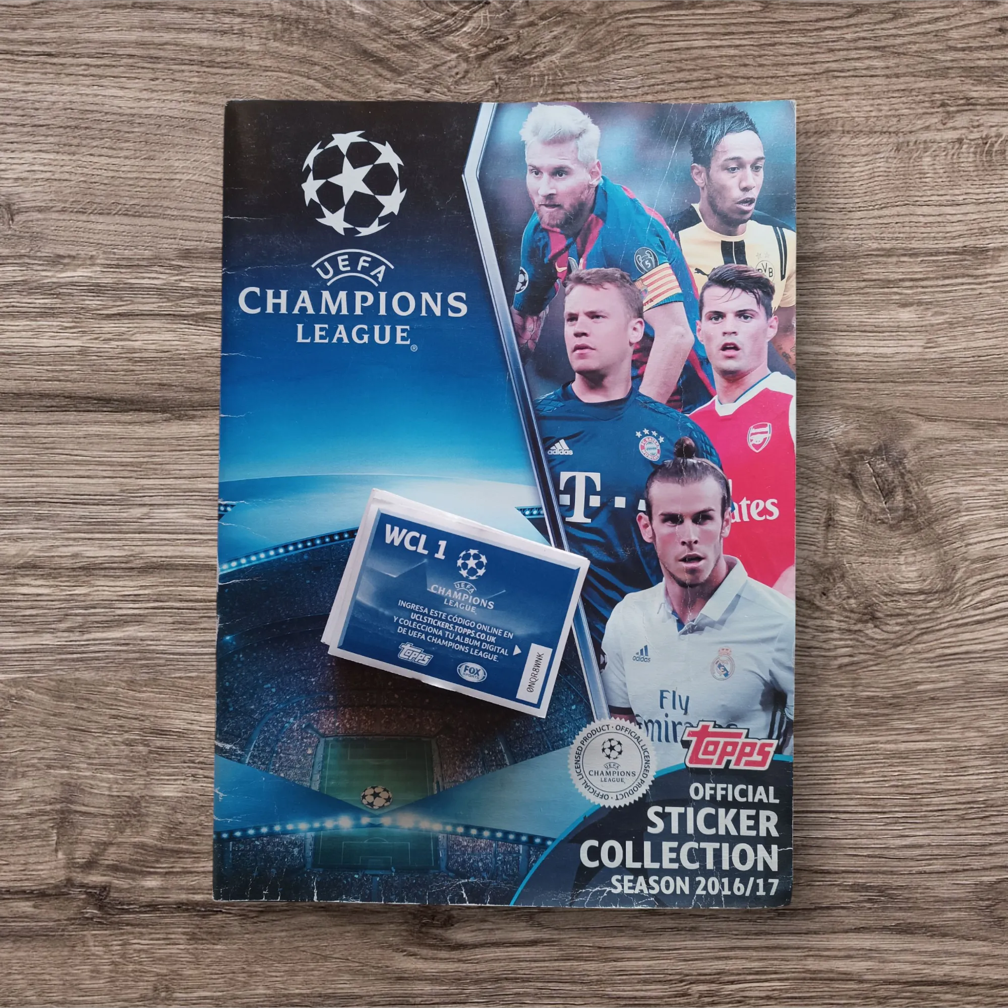 Álbum + 186 figuritas sin repetir Champions League 2016/17