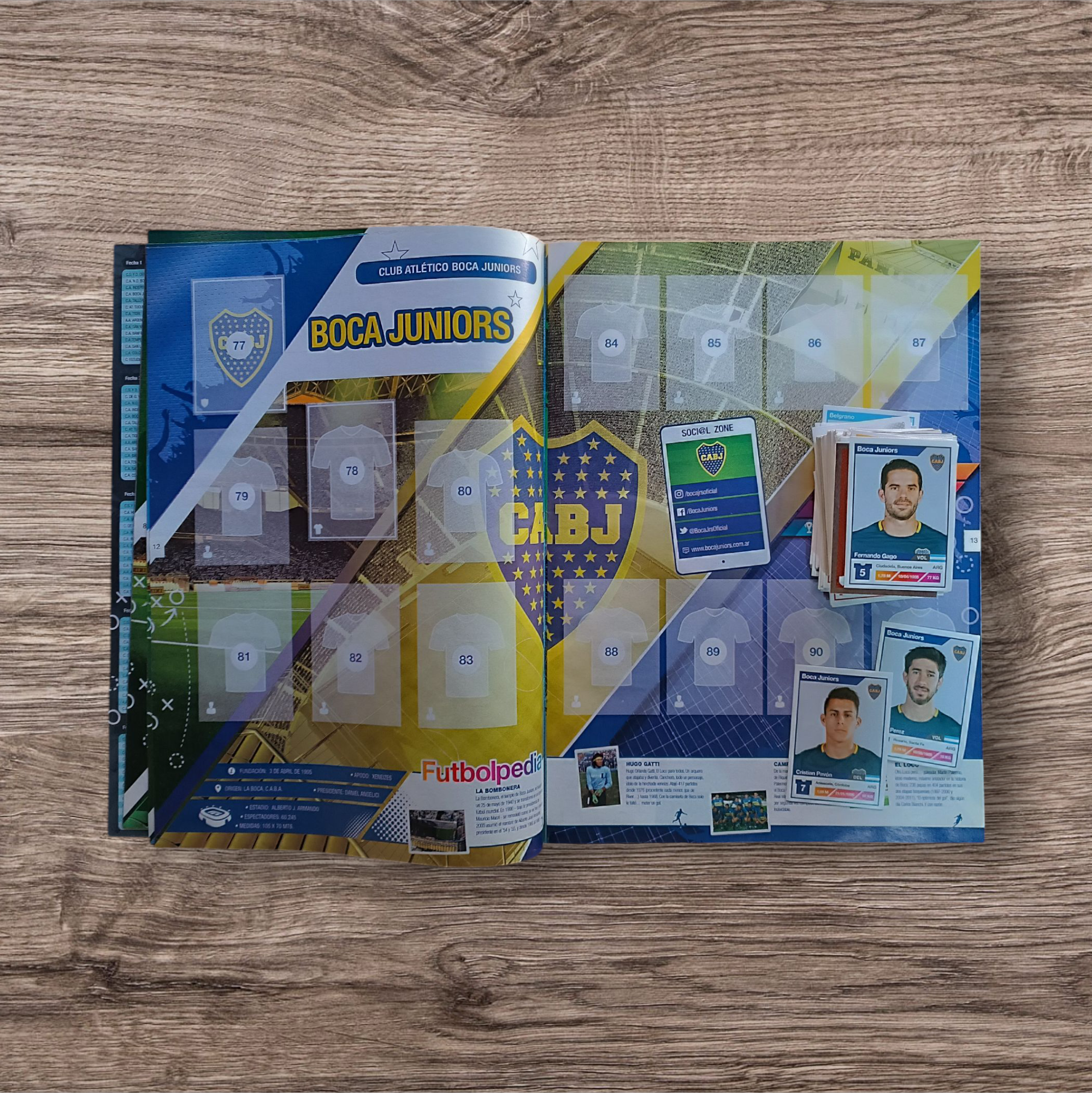 Álbum + 293 figuritas sin repetir Fútbol Argentino 2017/2018