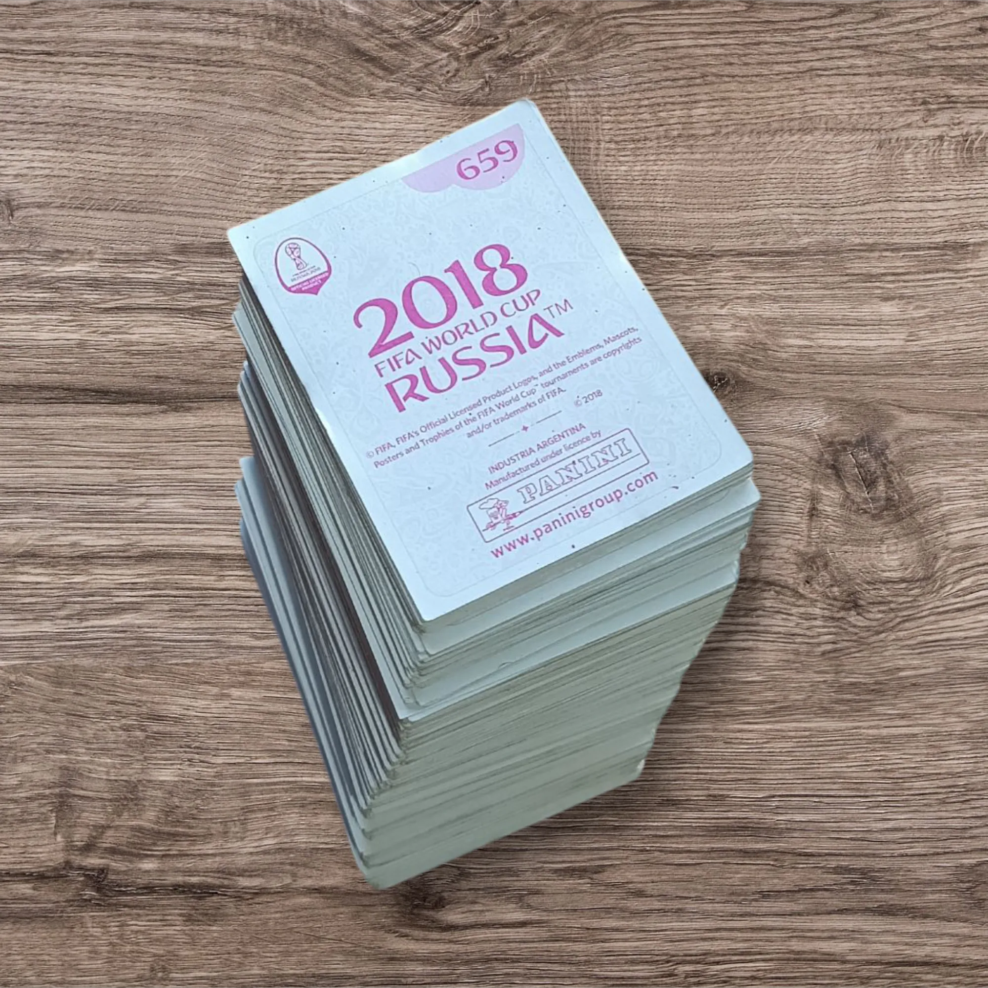 Lote 507 figuritas sin repetir Mundial Rusia 2018