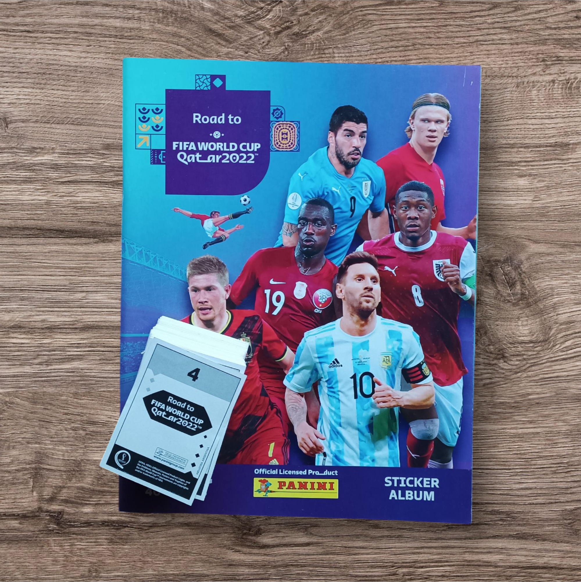 Álbum + 187 figuritas Road to Qatar 2022