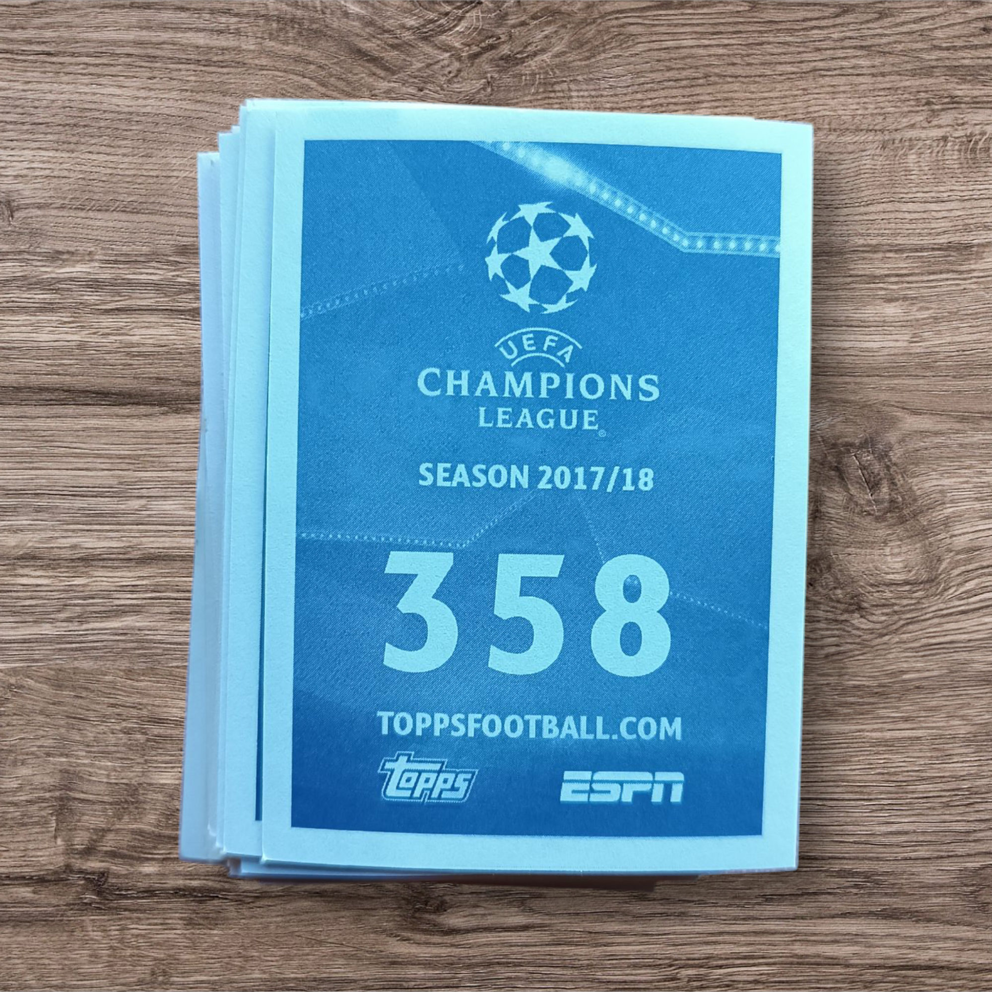 Lote 77 figuritas sin repetir Champions League 2017/18