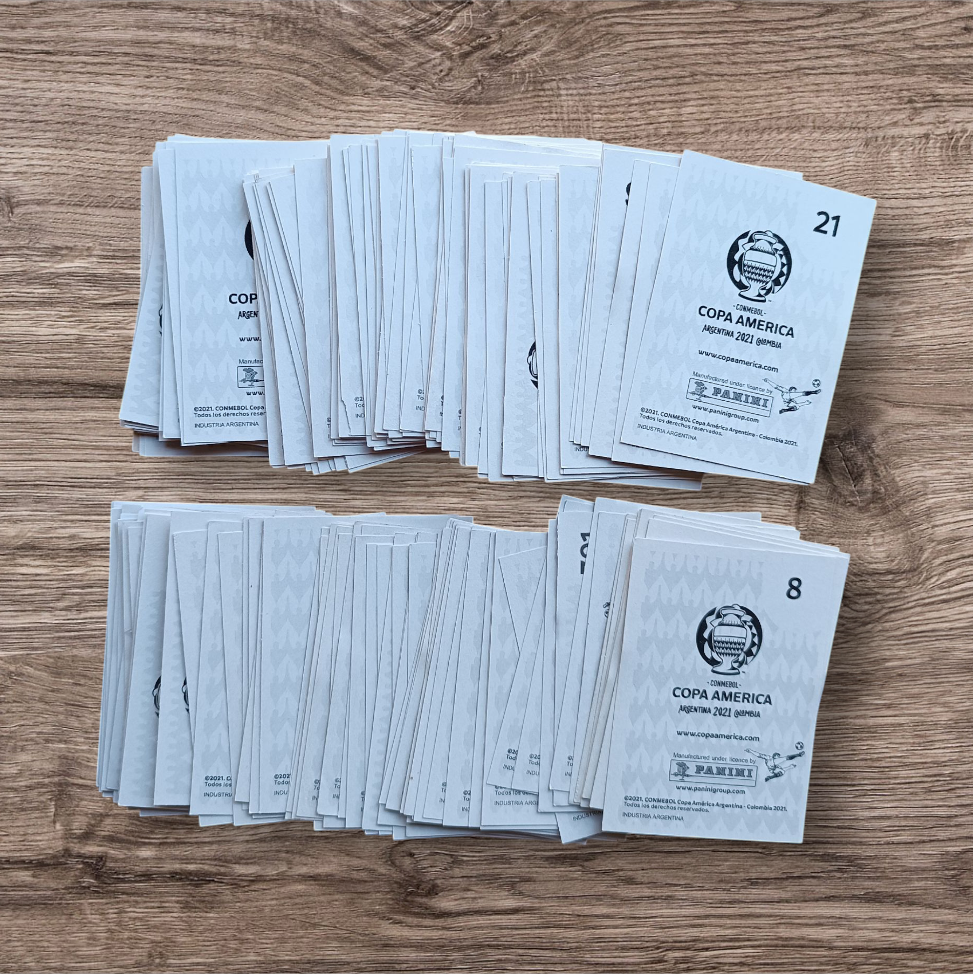 Lote 165 figuritas sin repetir Copa América 2021 Preview