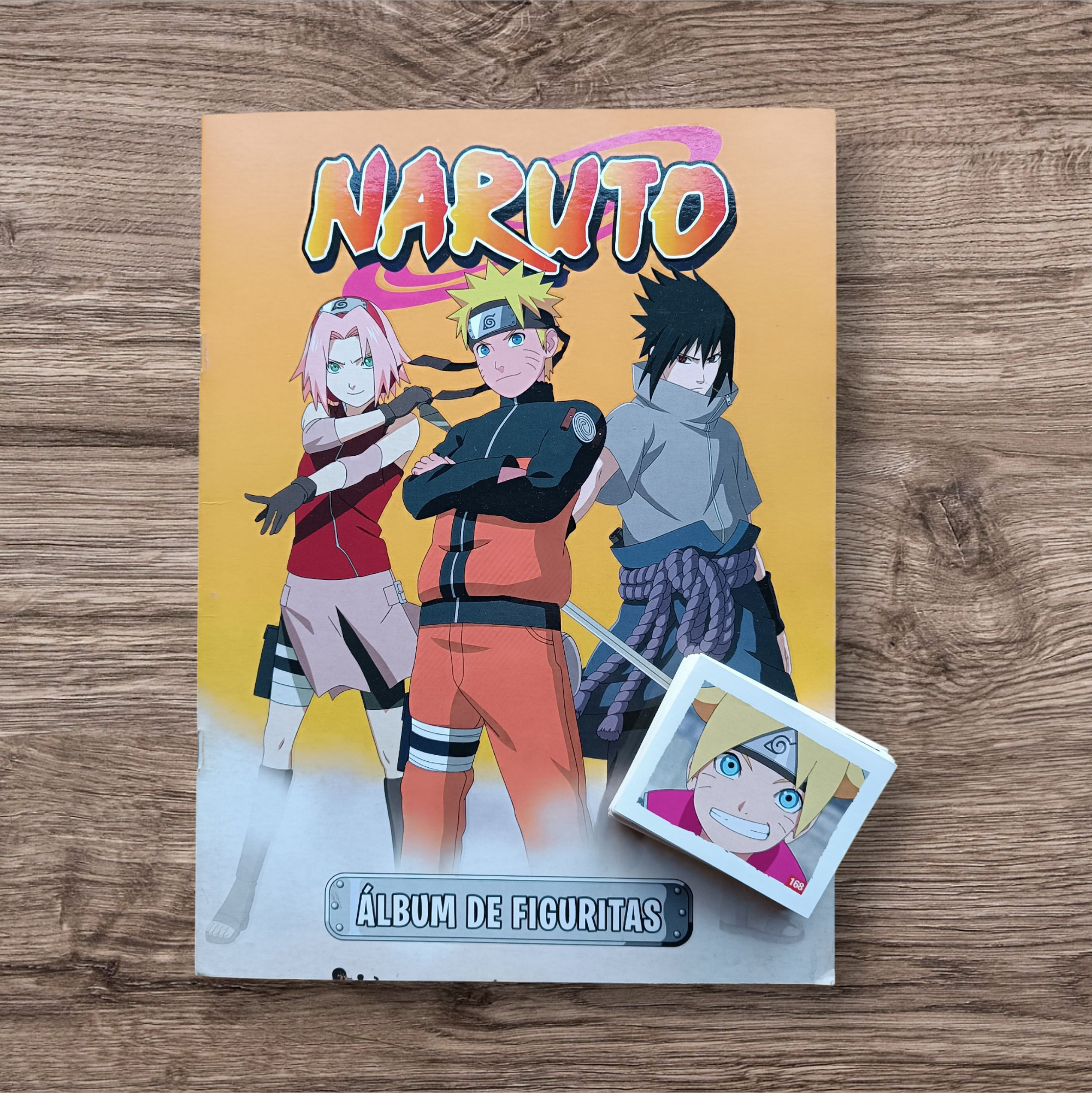 Álbum + 88 figuritas sin repetir Naruto Shippuden