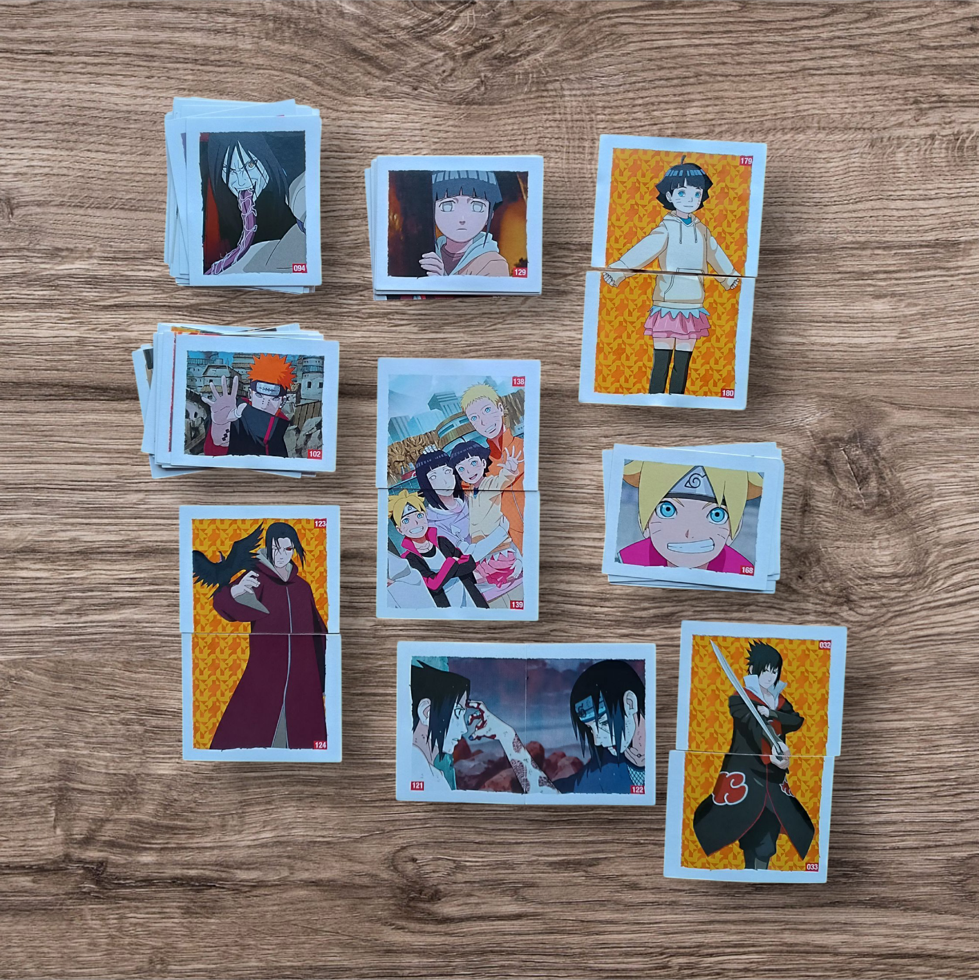 Álbum + 88 figuritas sin repetir Naruto Shippuden