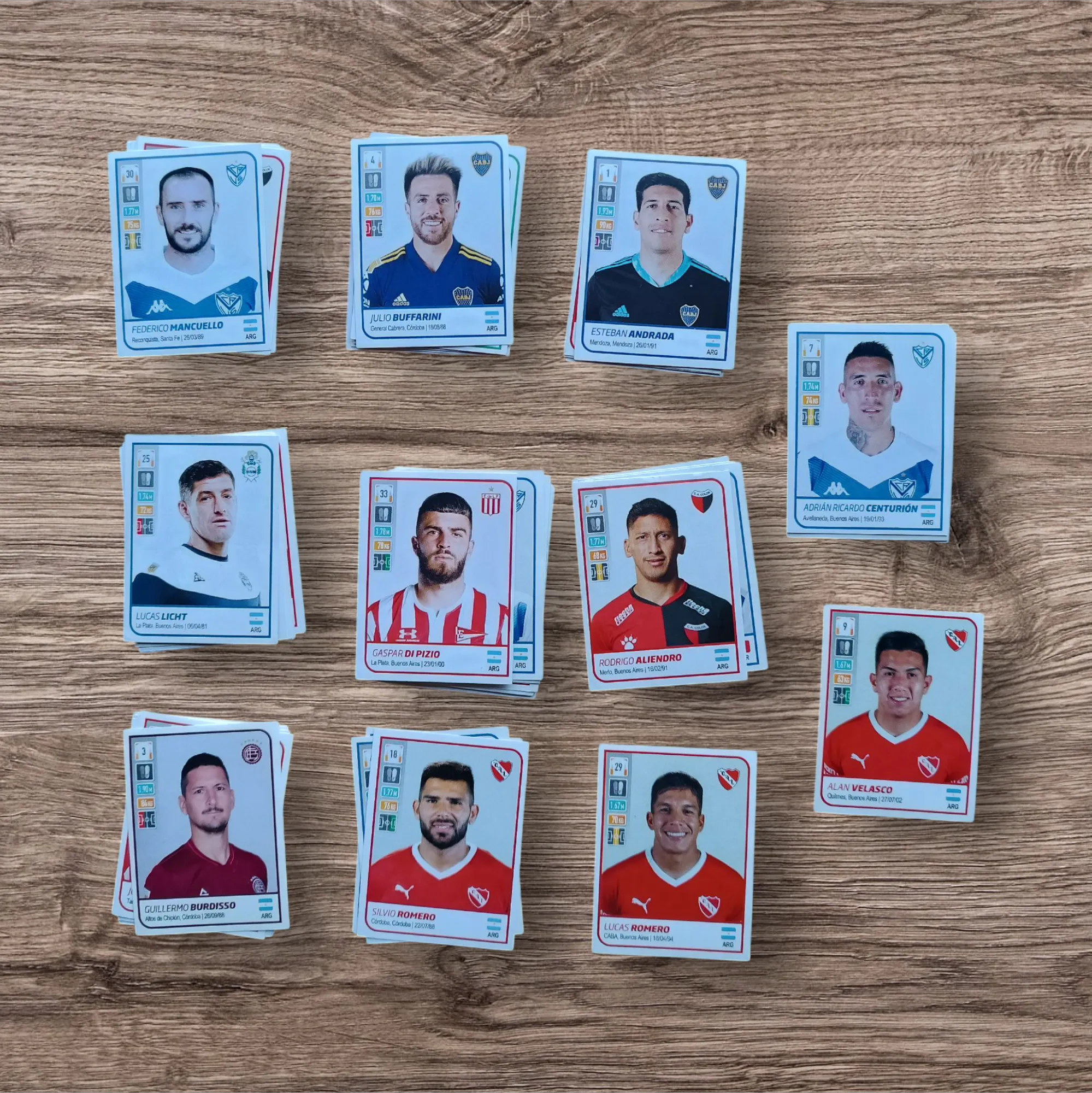 Lote 53 figuritas sin repetir Fútbol Argentino 2021