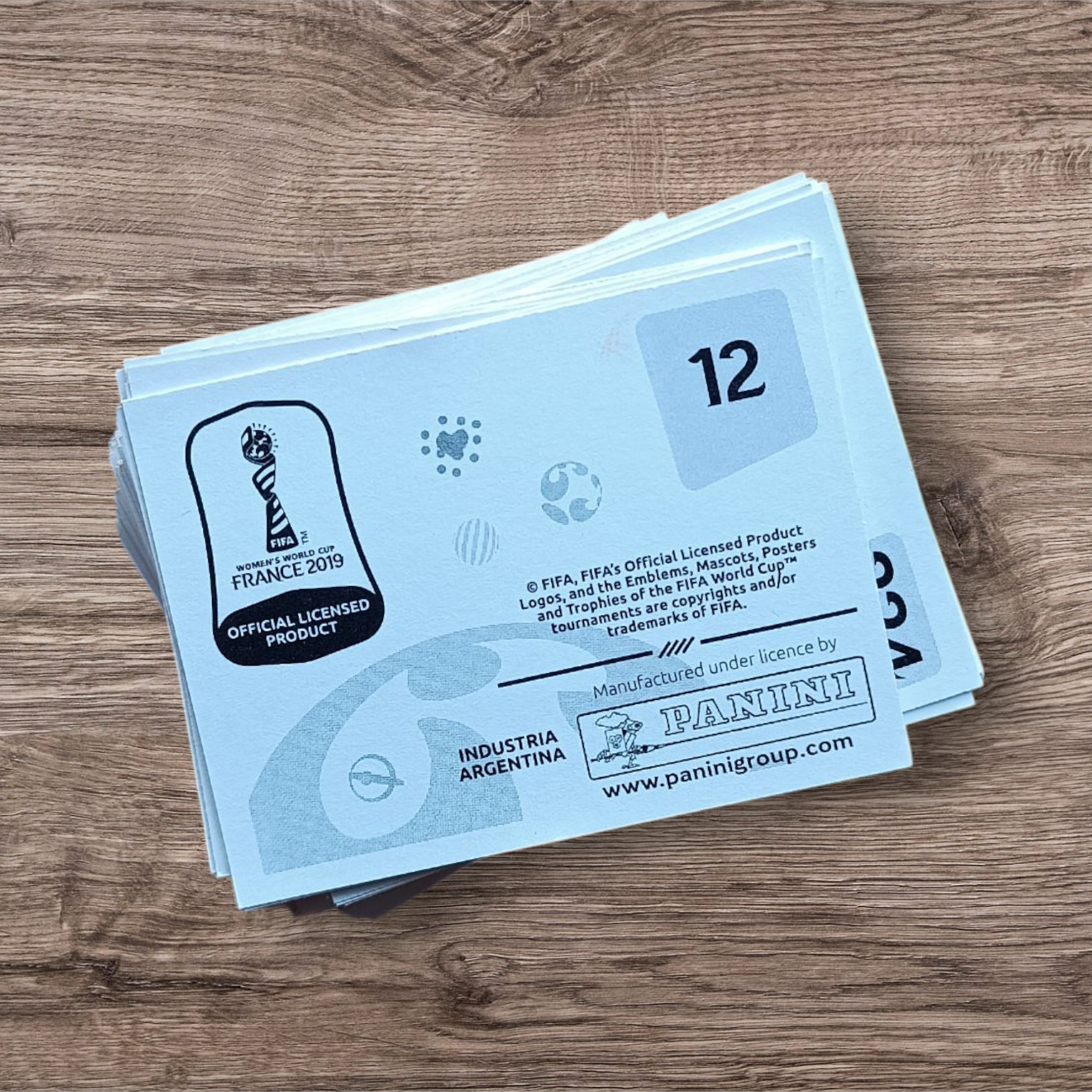 Lote 161 figuritas World Women Cup France 2019