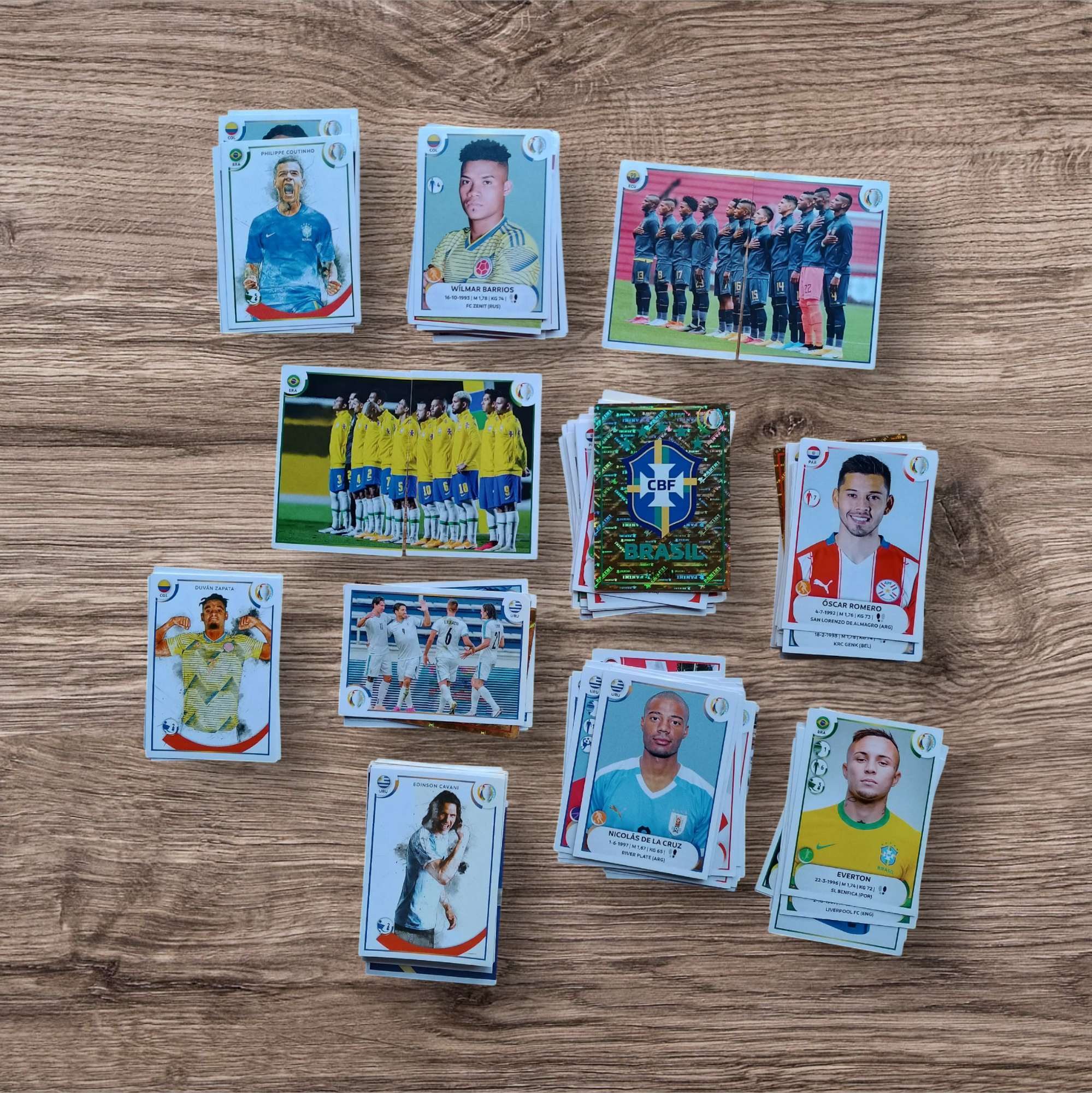 Lote 175 figuritas sin repetir Copa América 2021