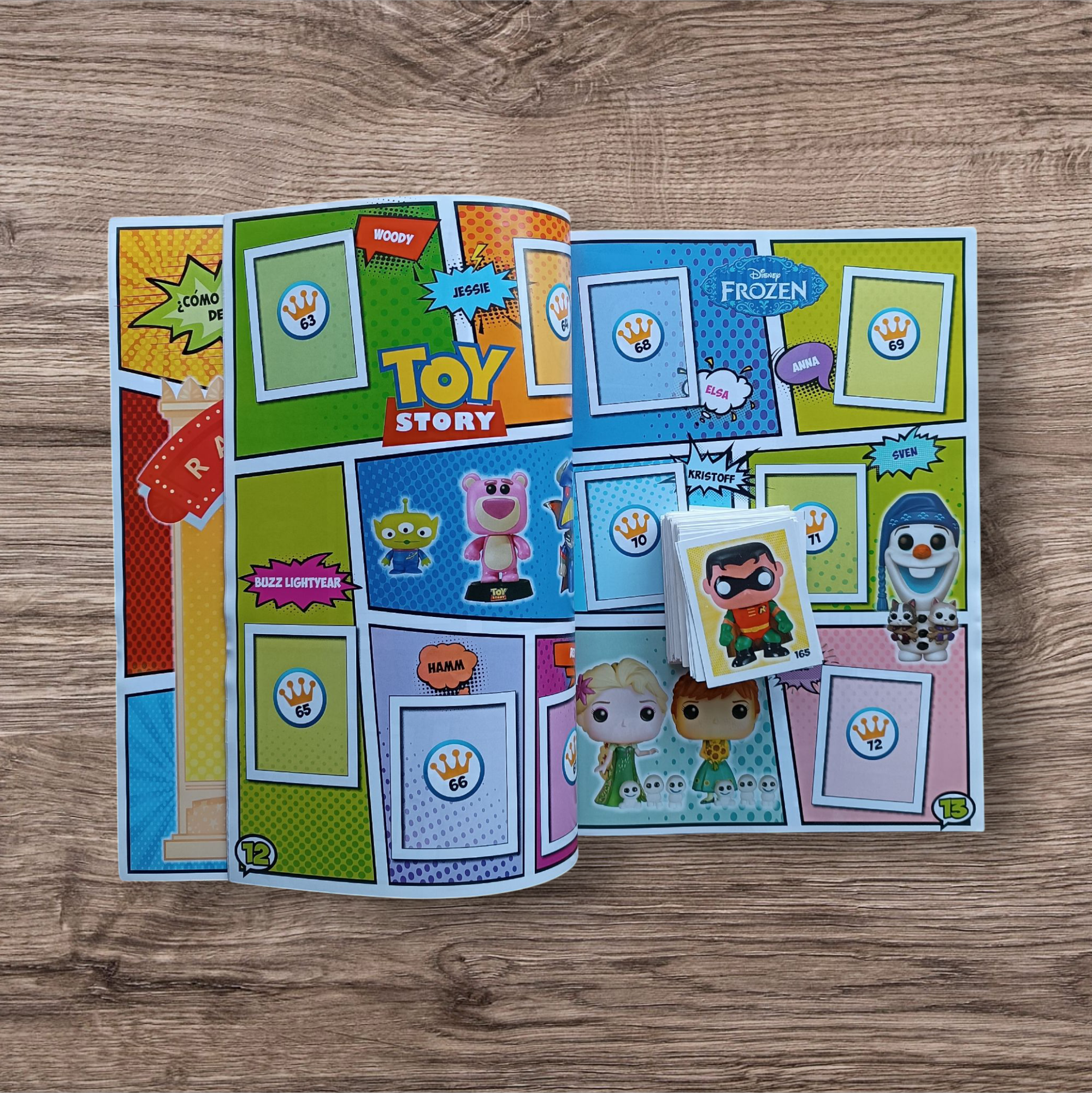 Álbum + 163 figuritas sin repetir Funko