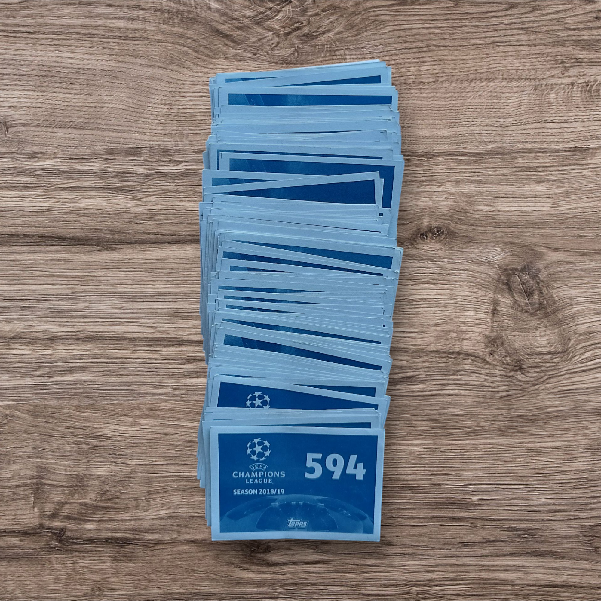 Lote 148 figuritas sin repetir Champions League 2018/19