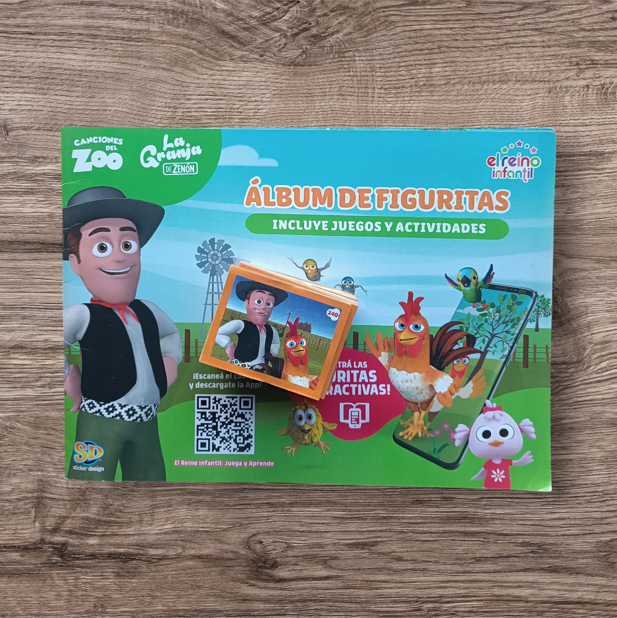 Álbum + 146 figuritas sin repetir La Granja de Zenón