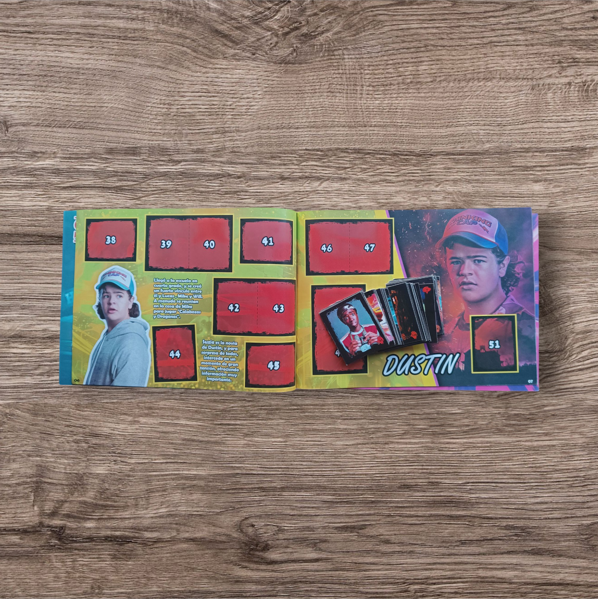 Álbum + 102 figuritas sin repetir Stranger Things