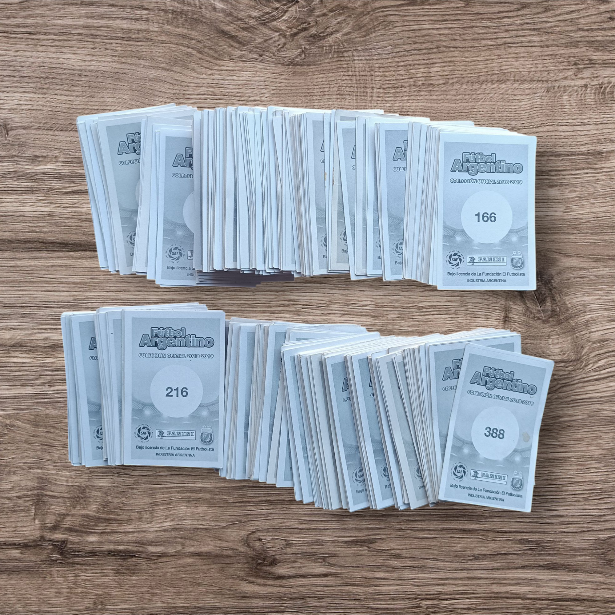 Lote 340 figuritas sin repetir Fútbol Argentino 2018-2019