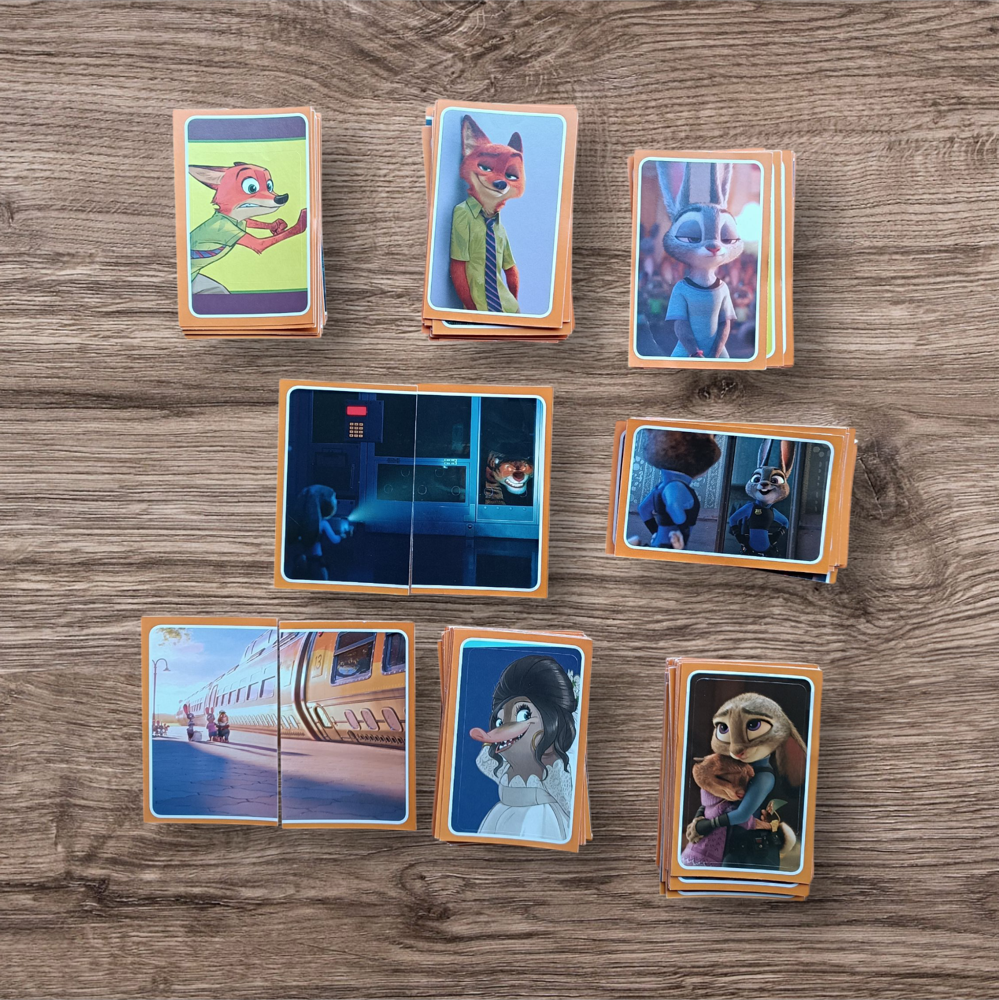 Lote 126 figuritas sin repetir Zootopia