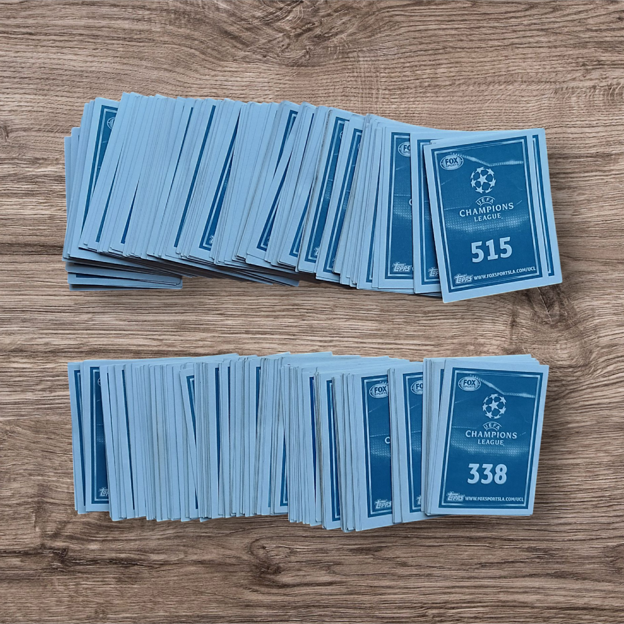 Gran lote 348 figuritas Champions League