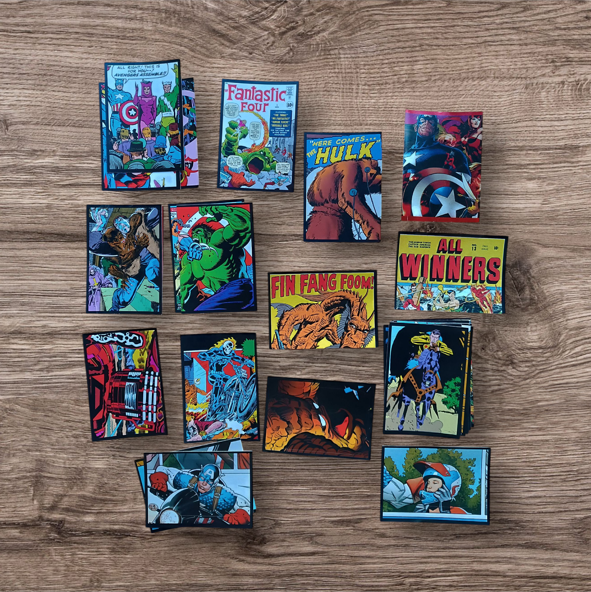 Lote 59 figuritas Marvel Aniversary