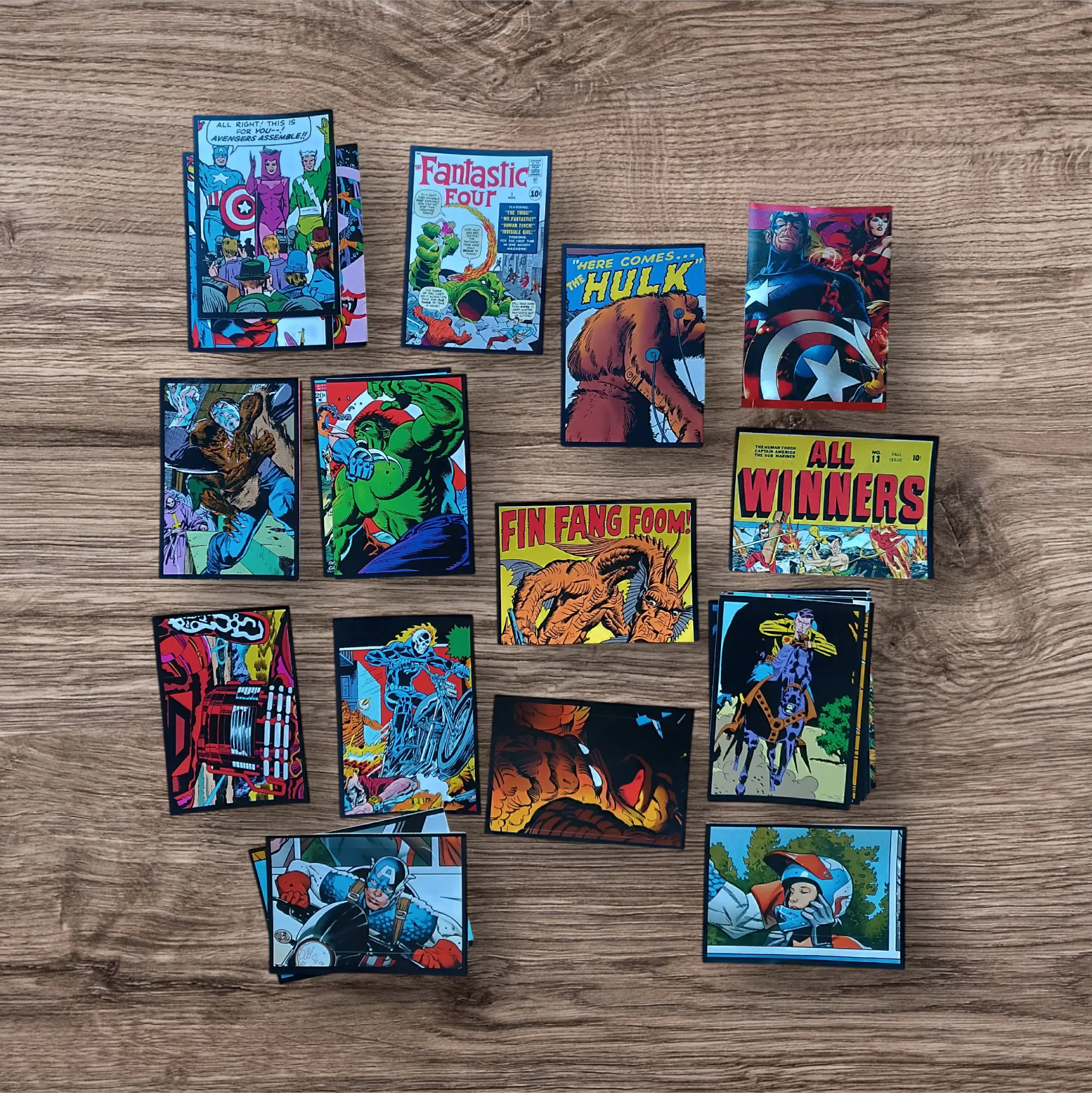Lote 59 figuritas Marvel Aniversary