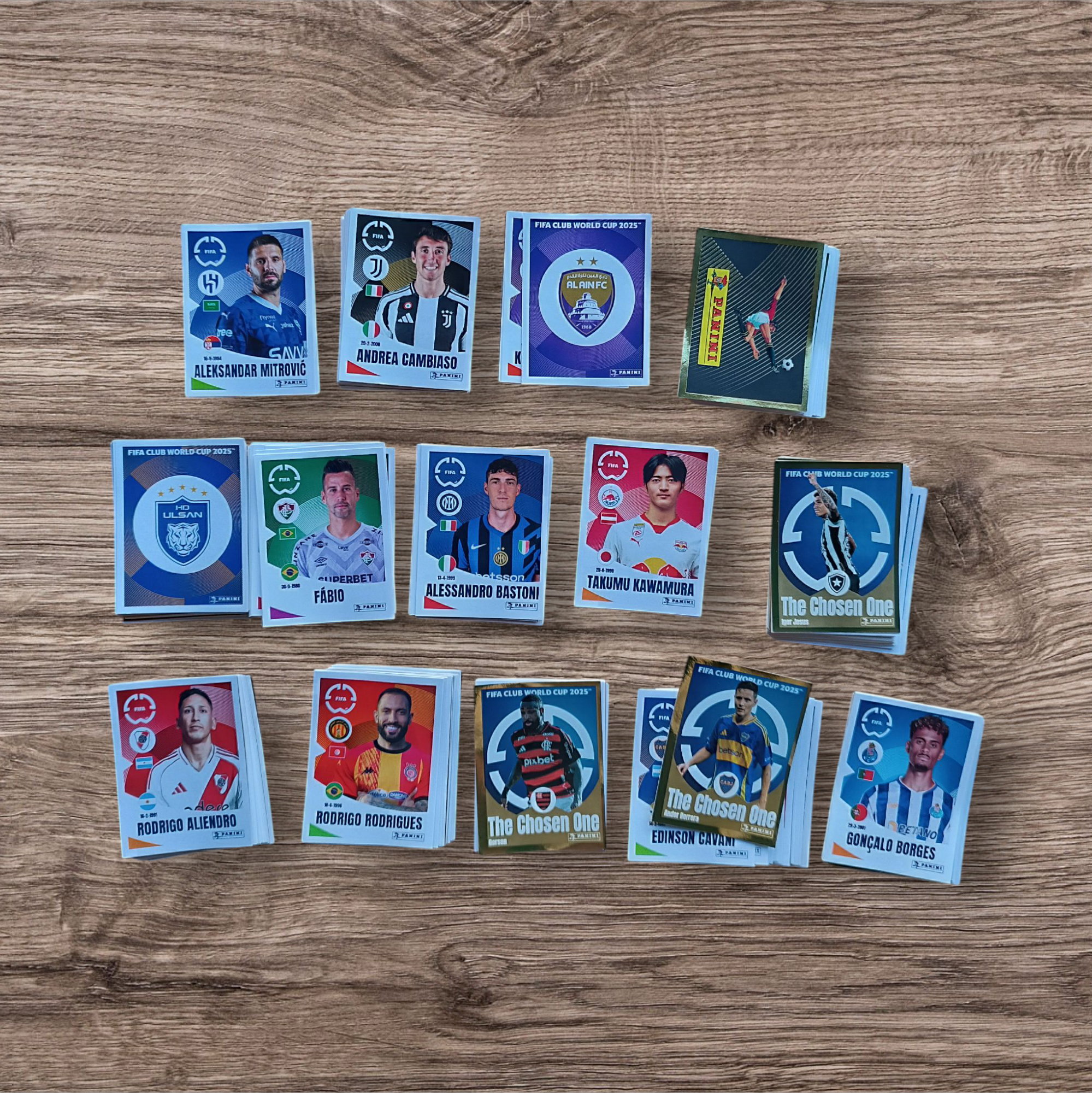 Gran lote 305 figuritas sin repetir Copa Mundial de Clubes 2025