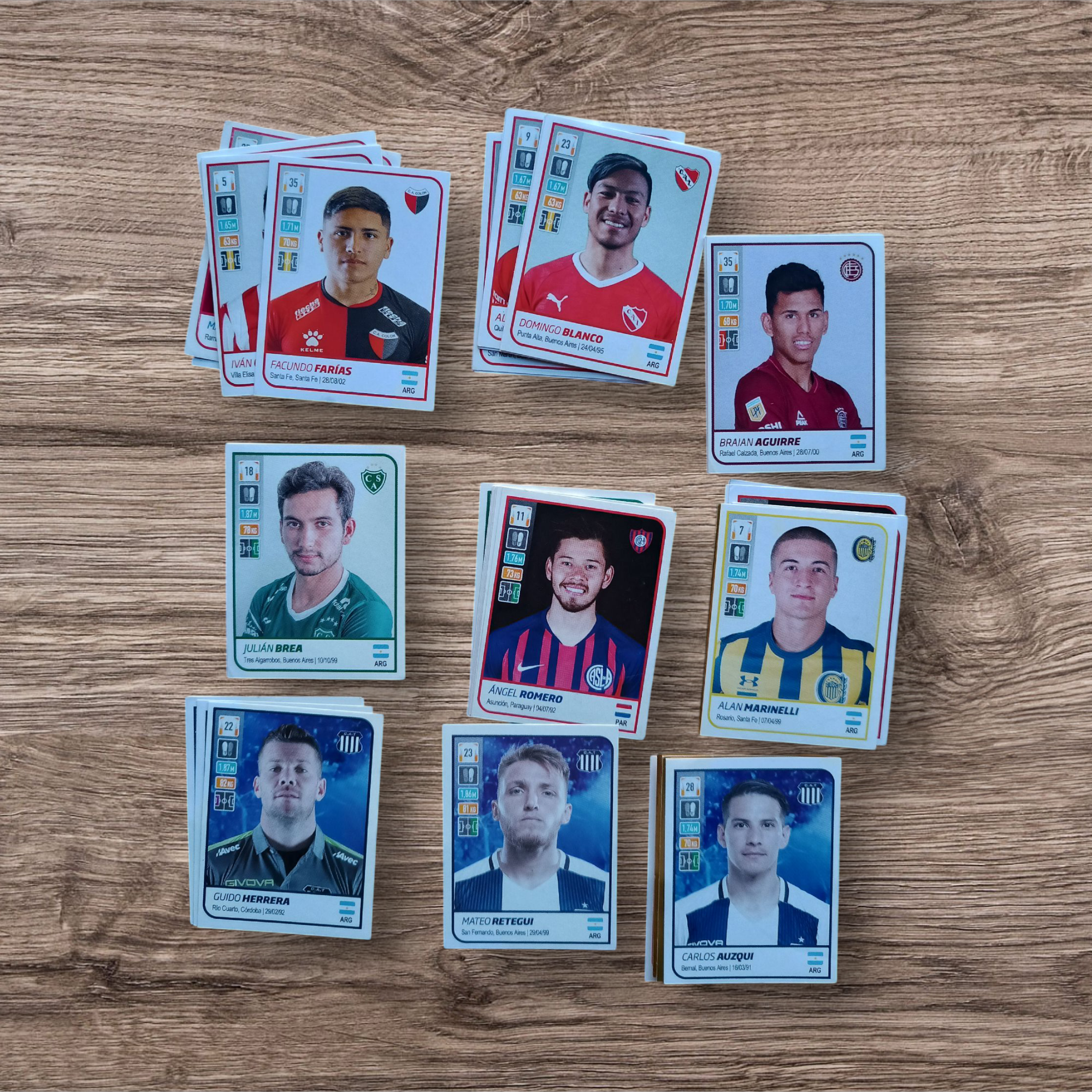 Lote 51 figuritas sin repetir Fútbol Argentino 2021