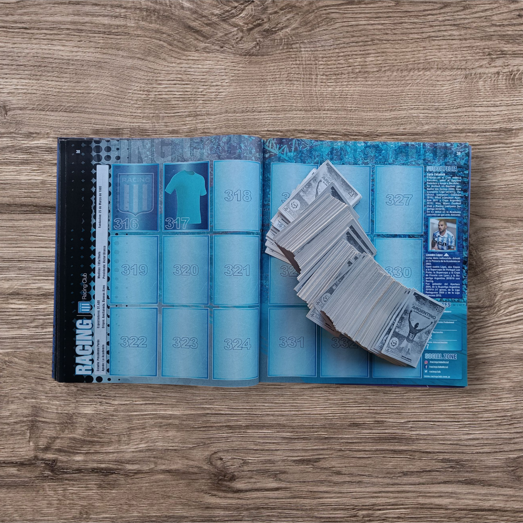 Álbum + 410 figuritas sin repetir Fútbol Argentino 2019-2020