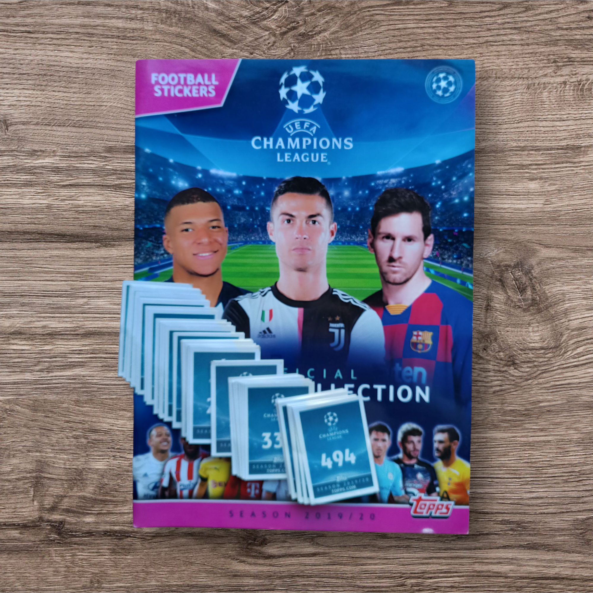 Álbum + 79 figuritas sin repetir Champions League 2019/20
