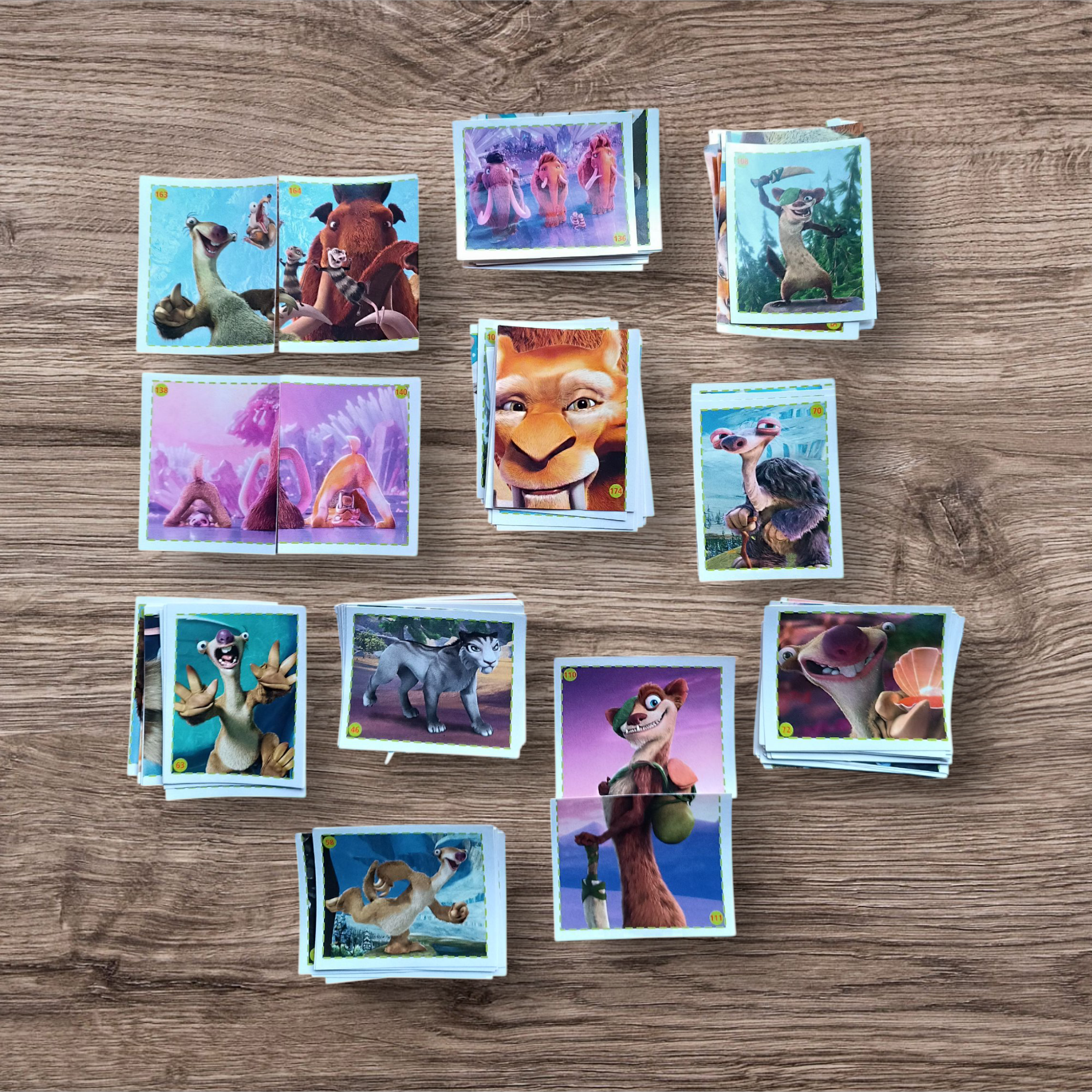 Lote 125 figuritas La Era del Hielo