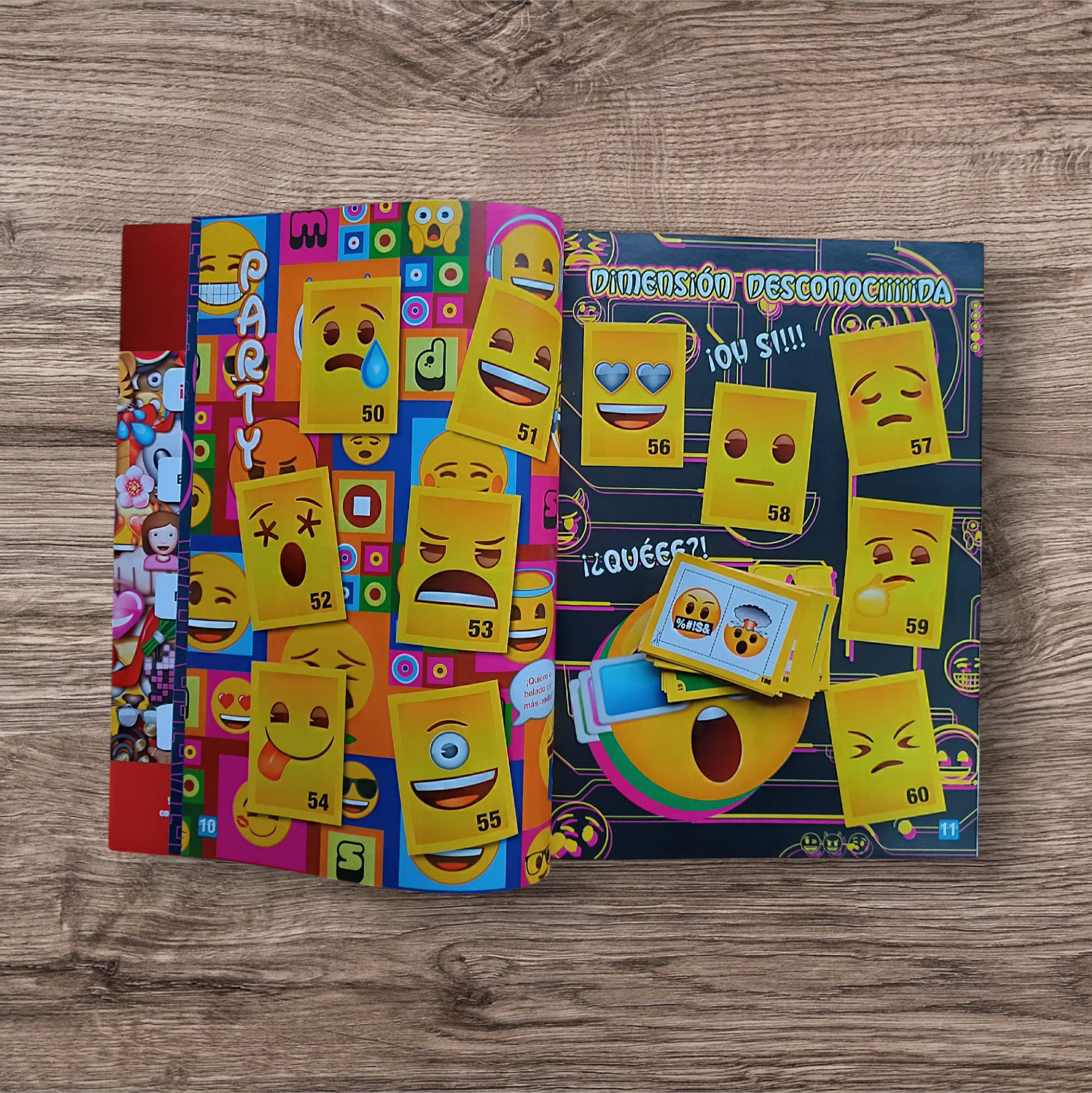 Álbum + 133 figuritas sin repetir Emoji