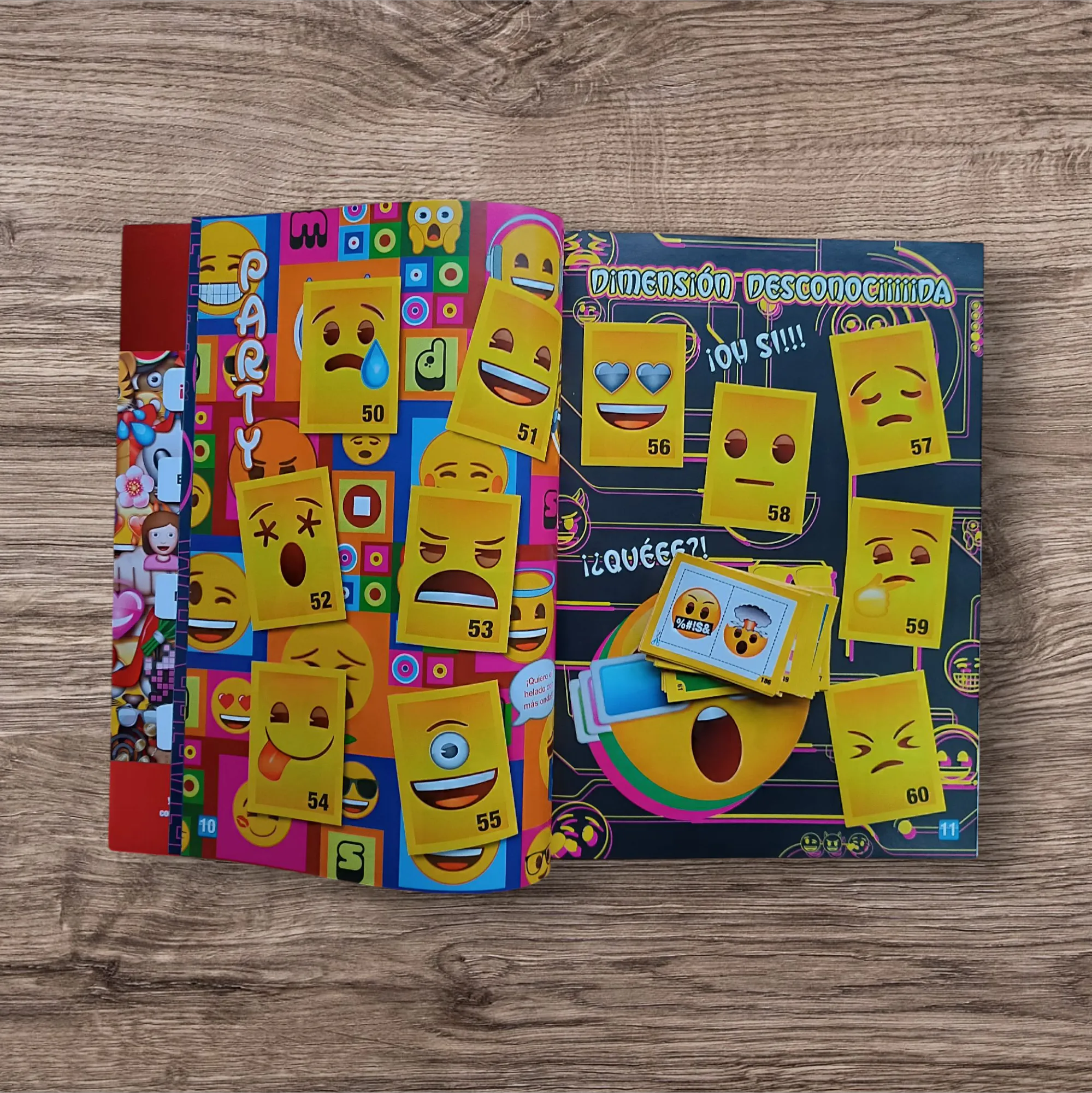 Álbum + 133 figuritas sin repetir Emoji