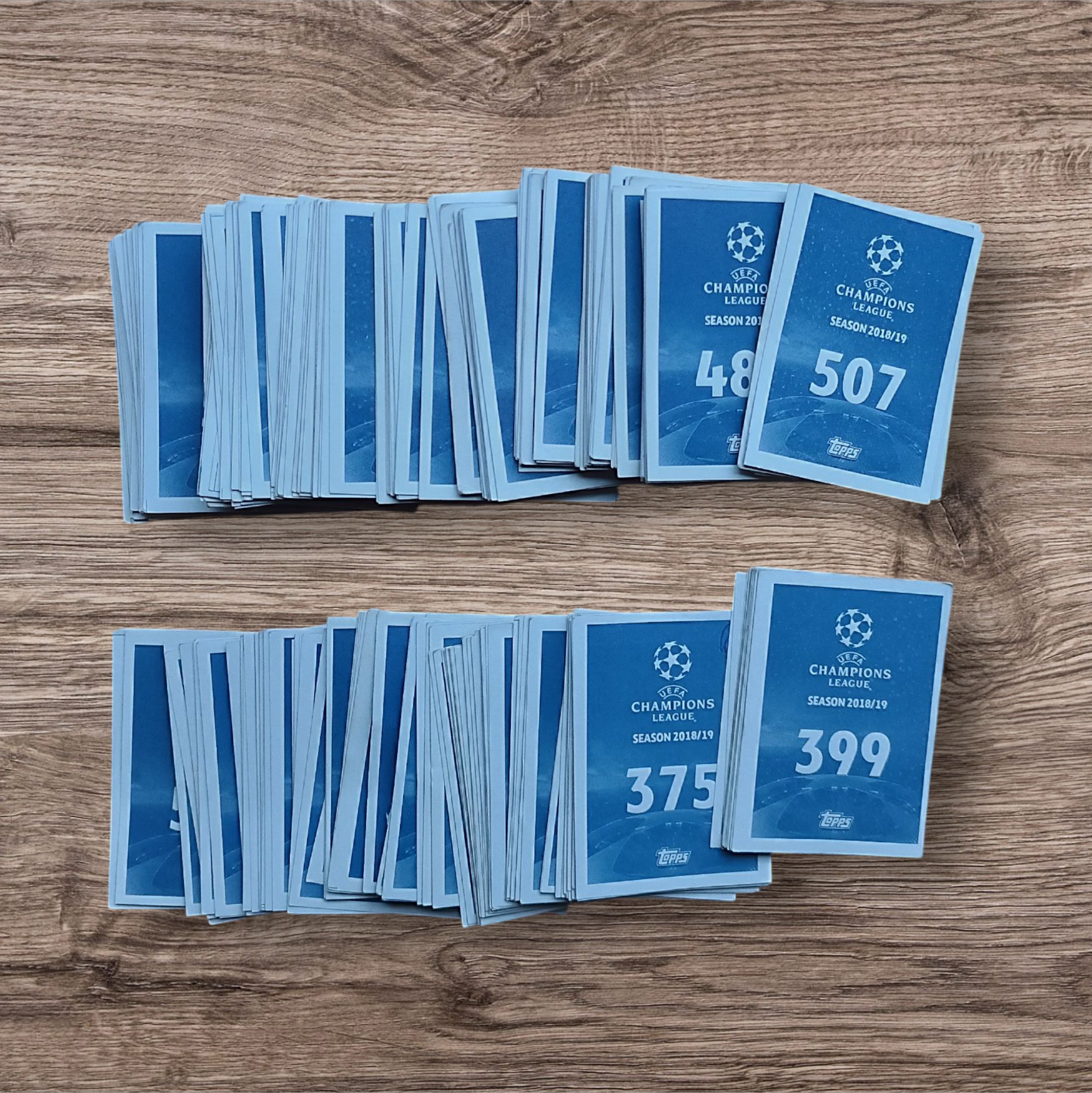 Lote 301 figuritas sin repetir Champions League 2018/19