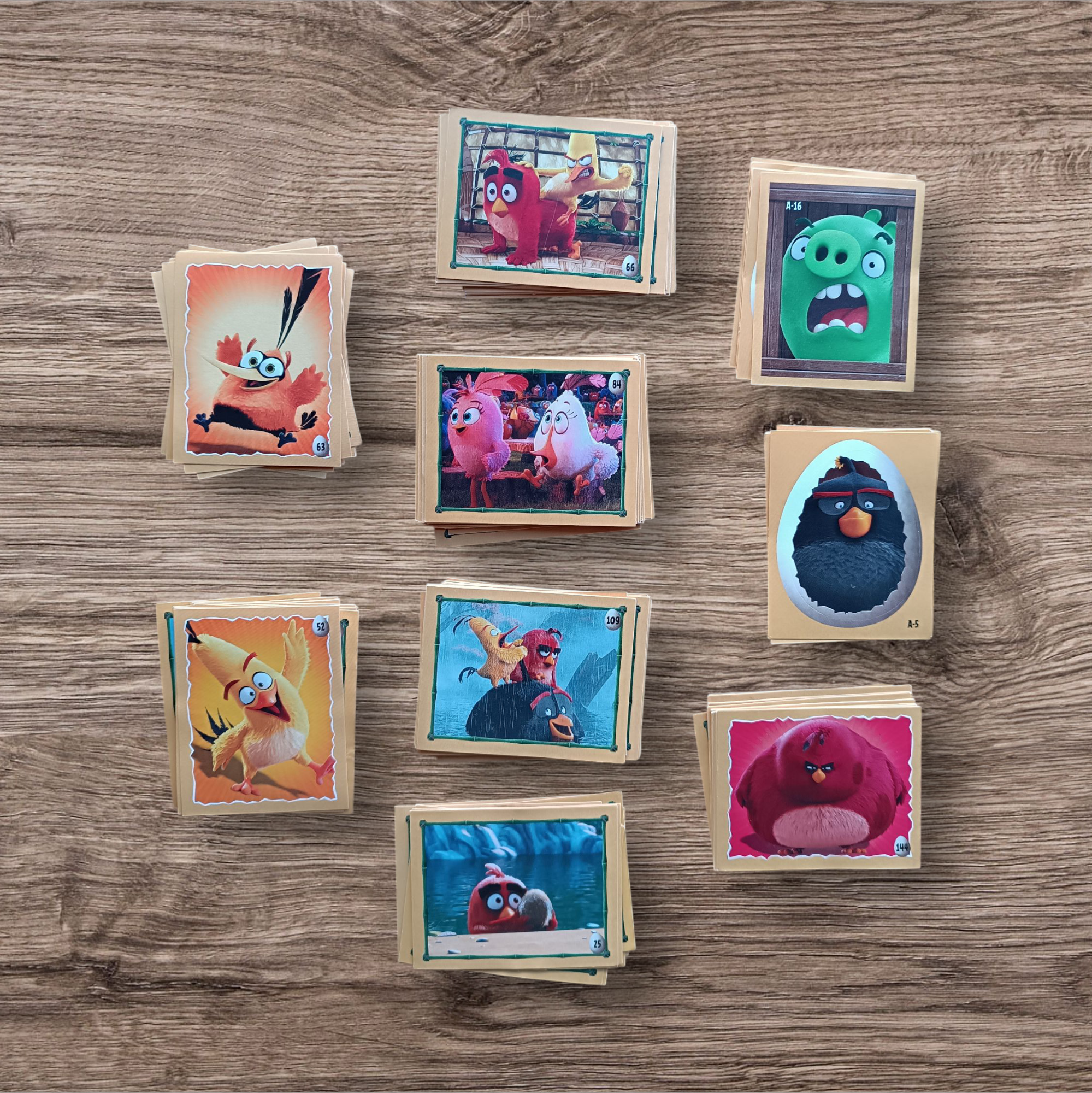 Lote 134 figuritas Angry Birds