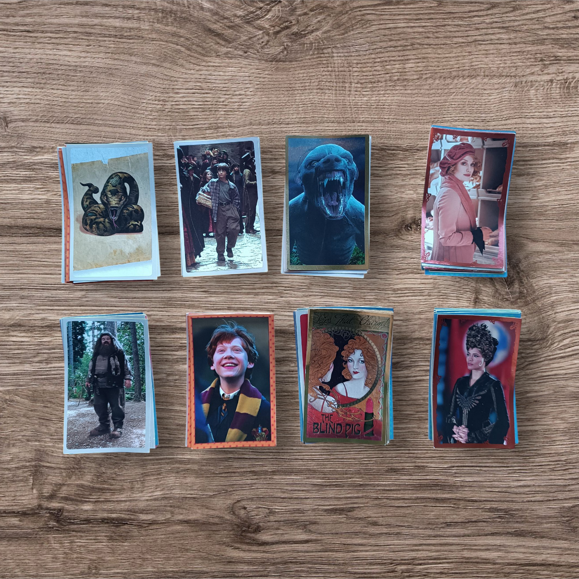 Lote 101 figuritas Harry Potter y Animales Fantásticos