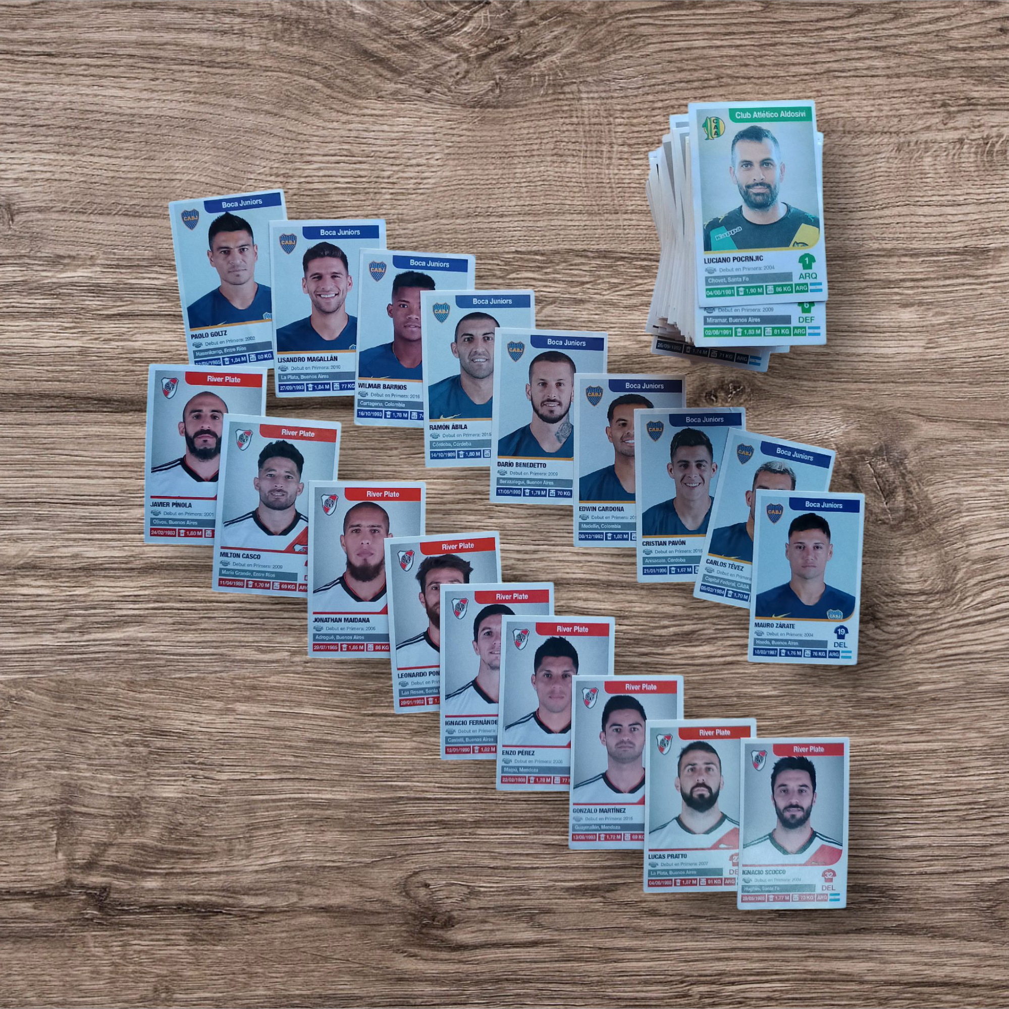 Lote 323 figuritas sin repetir Fútbol Argentino 2018/19