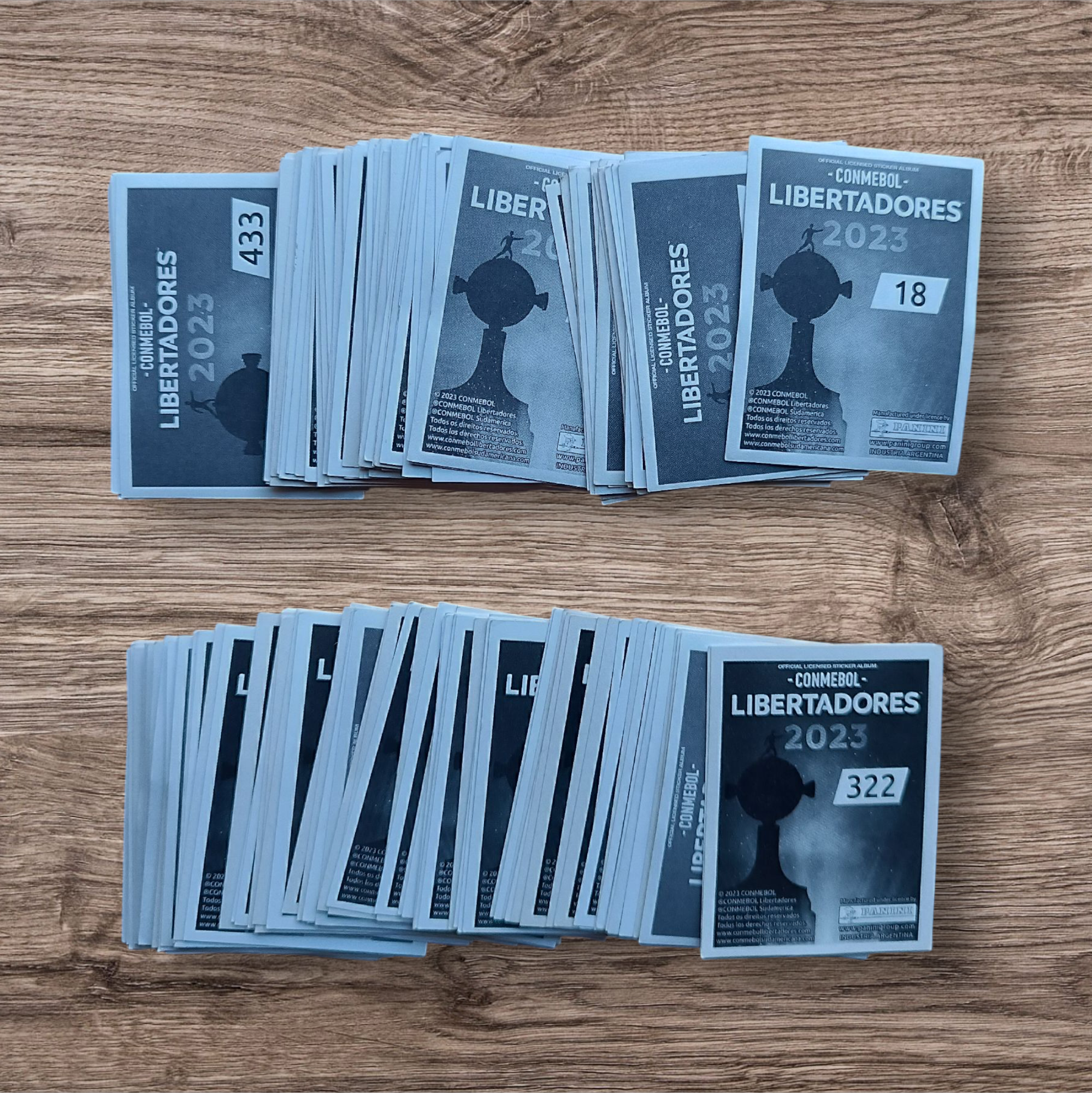 Lote 162 figuritas Copa Libertadores 2023